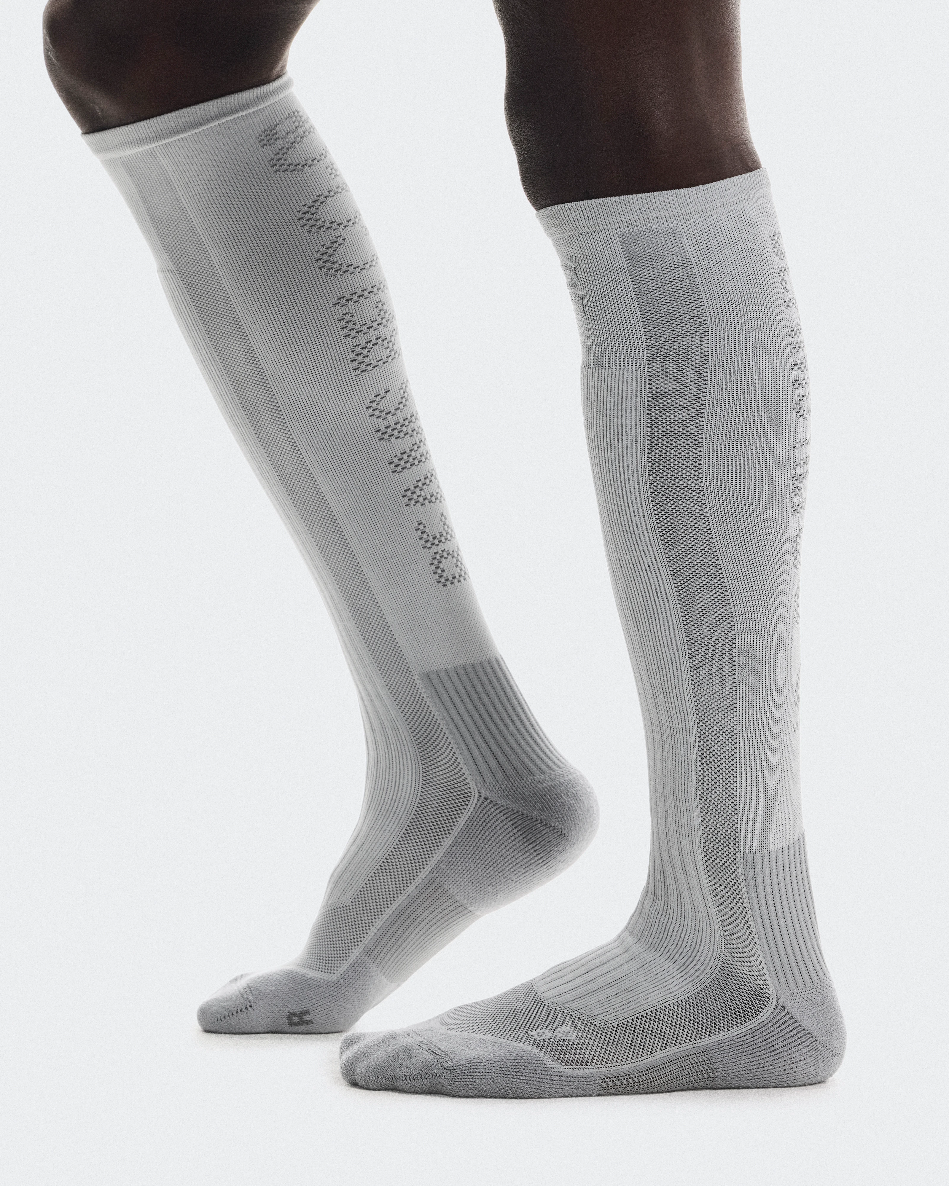 On Trail Sock BEAMS REI White & Glacier Unisex Socks