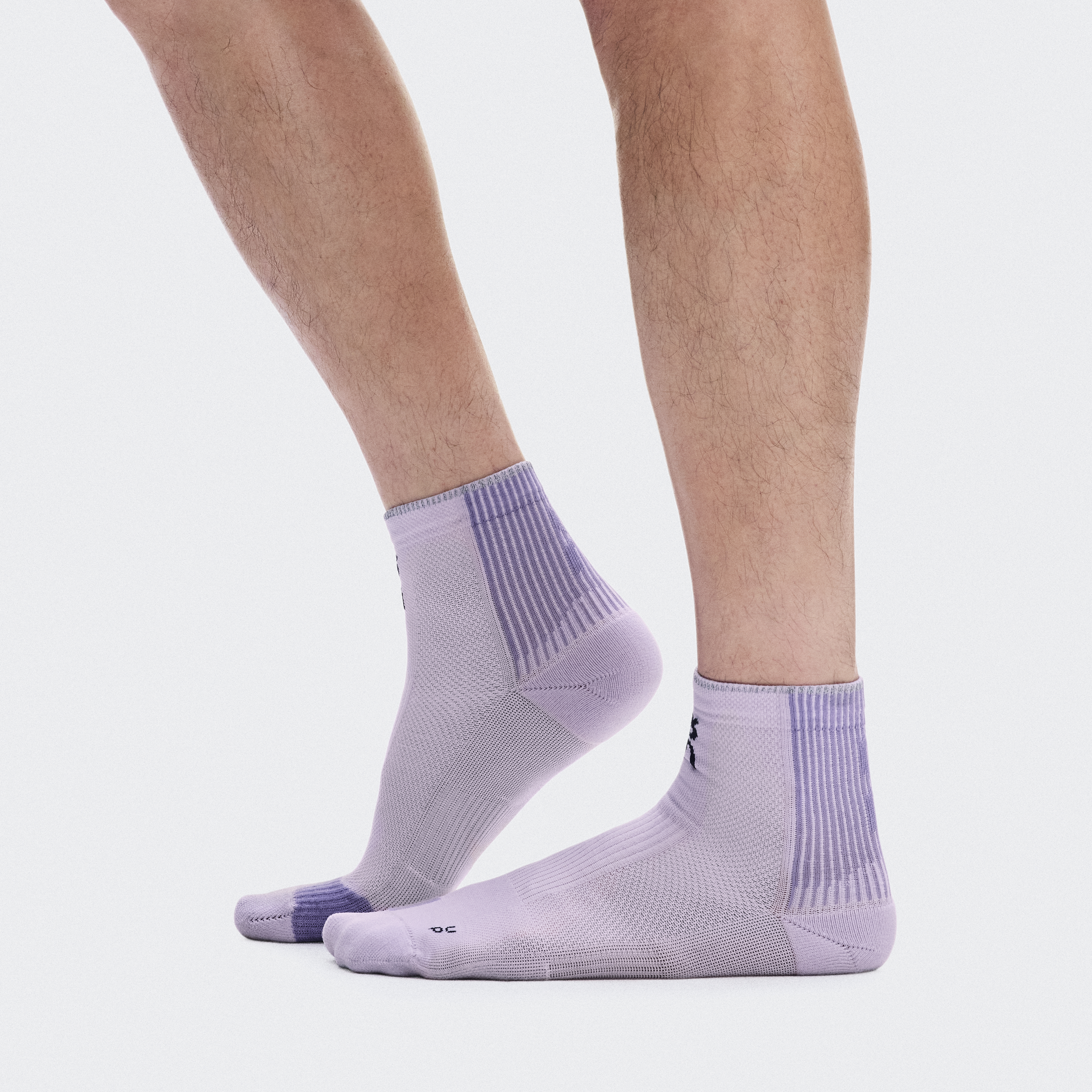 Performance Run Sock Mid in Foxglove/Mallow