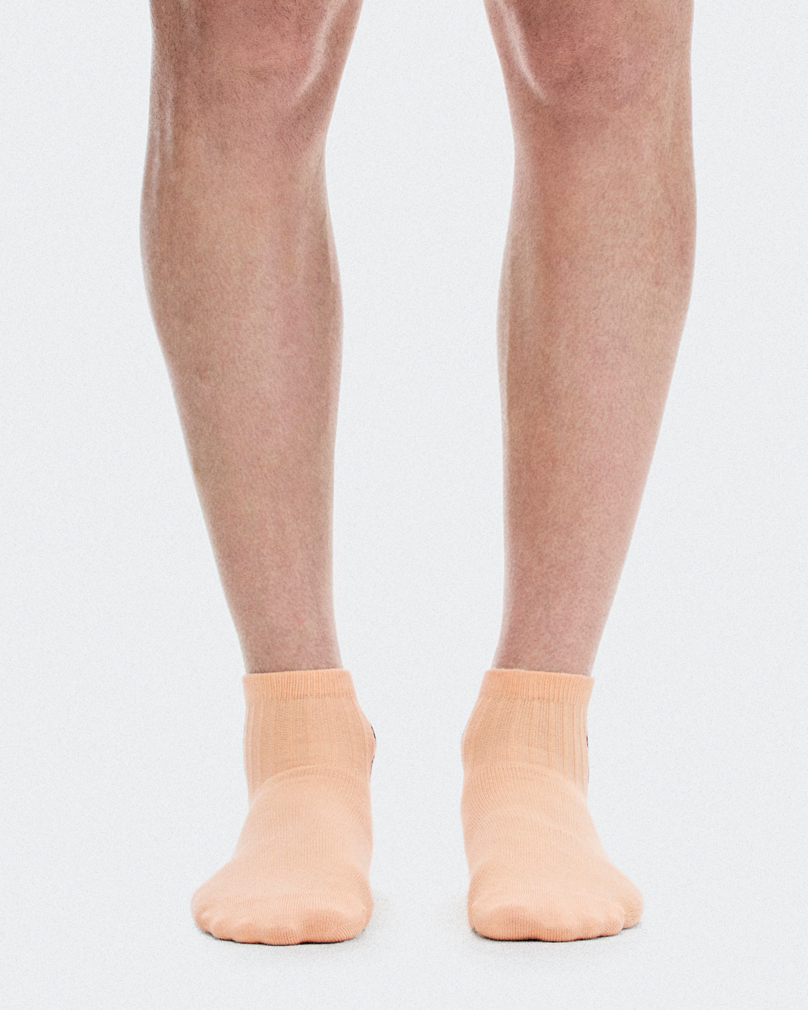 On Logo Sock Mid 3P Sherbet & Rhodonite Unisex Calcetines