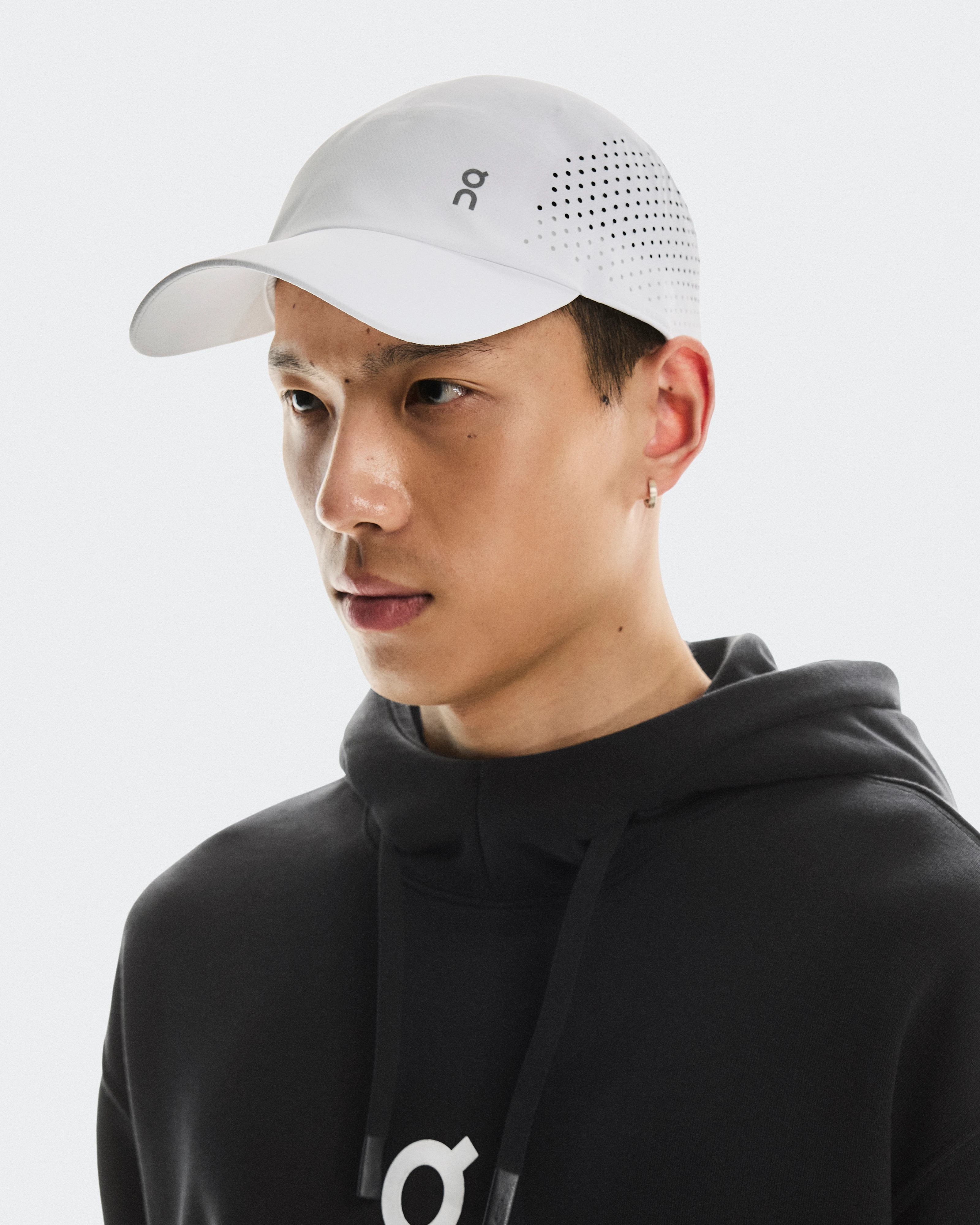 On Lightweight Cap White Unisex Headwear