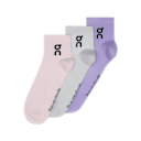 Logo Sock Mid 3P in Orchid/Bloom