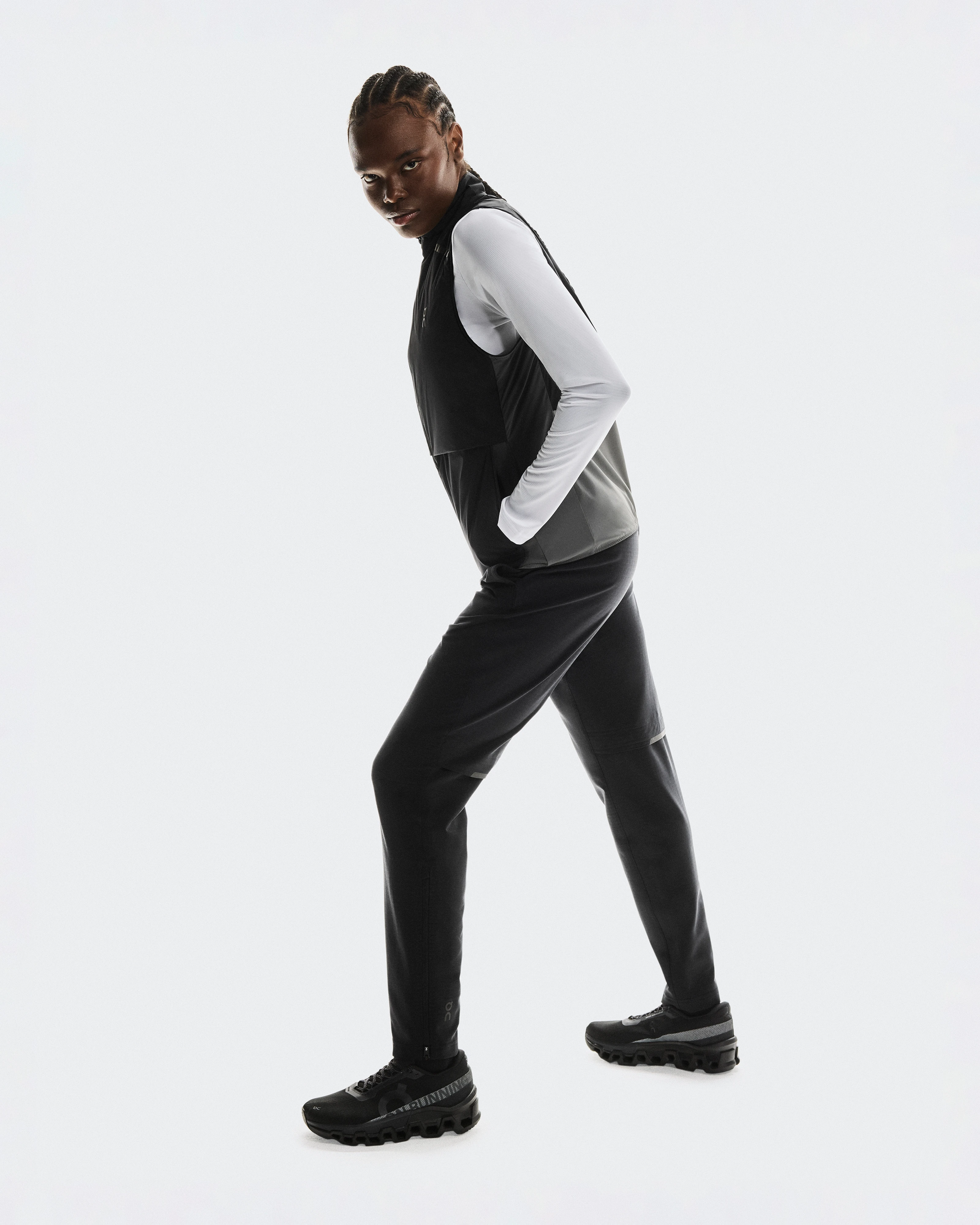 On Weather Pants Winter Black Mujer Pantalones