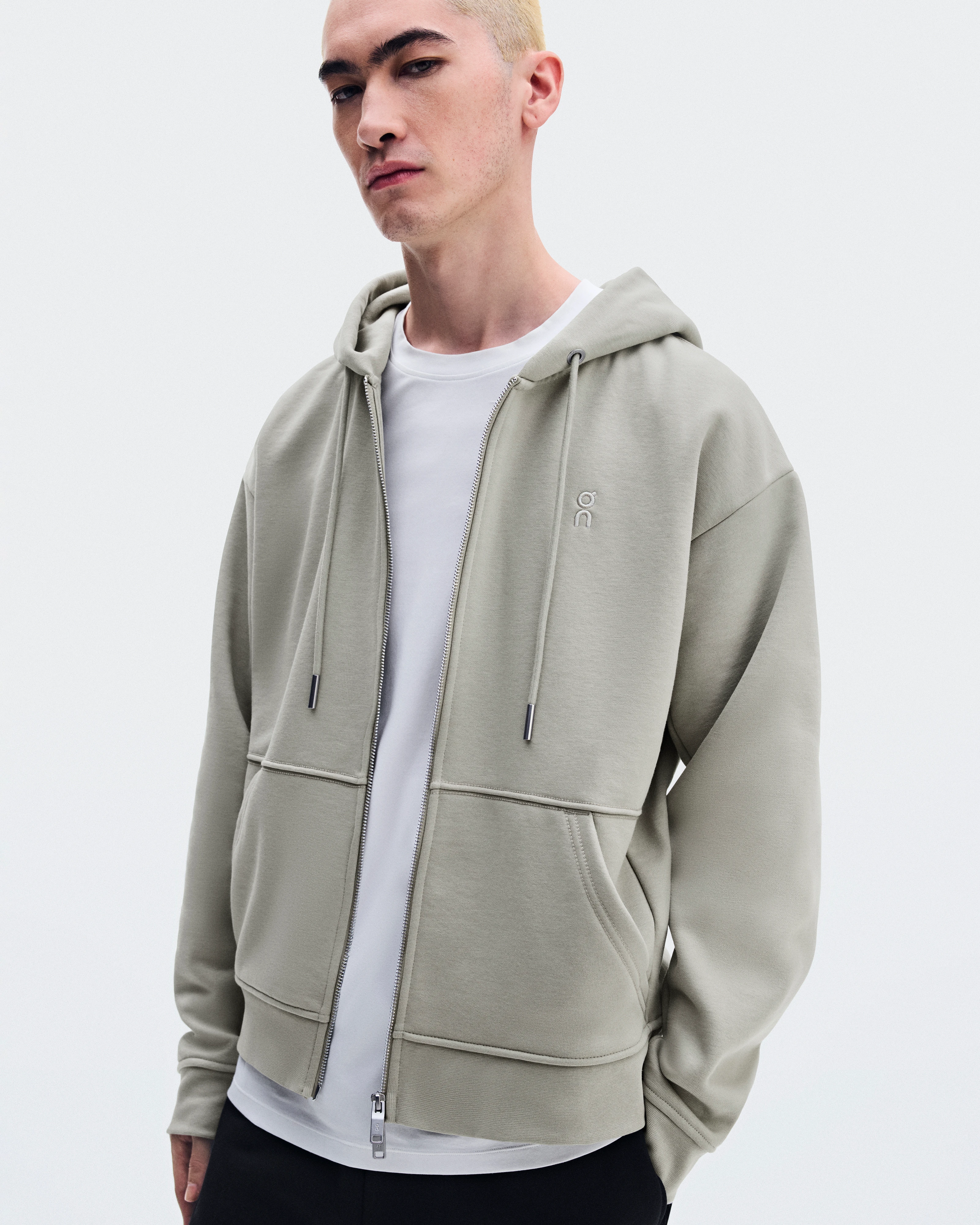 On Club Collective Full Zip Pixel Brume メンズ フーディ＆スウェットシャツ