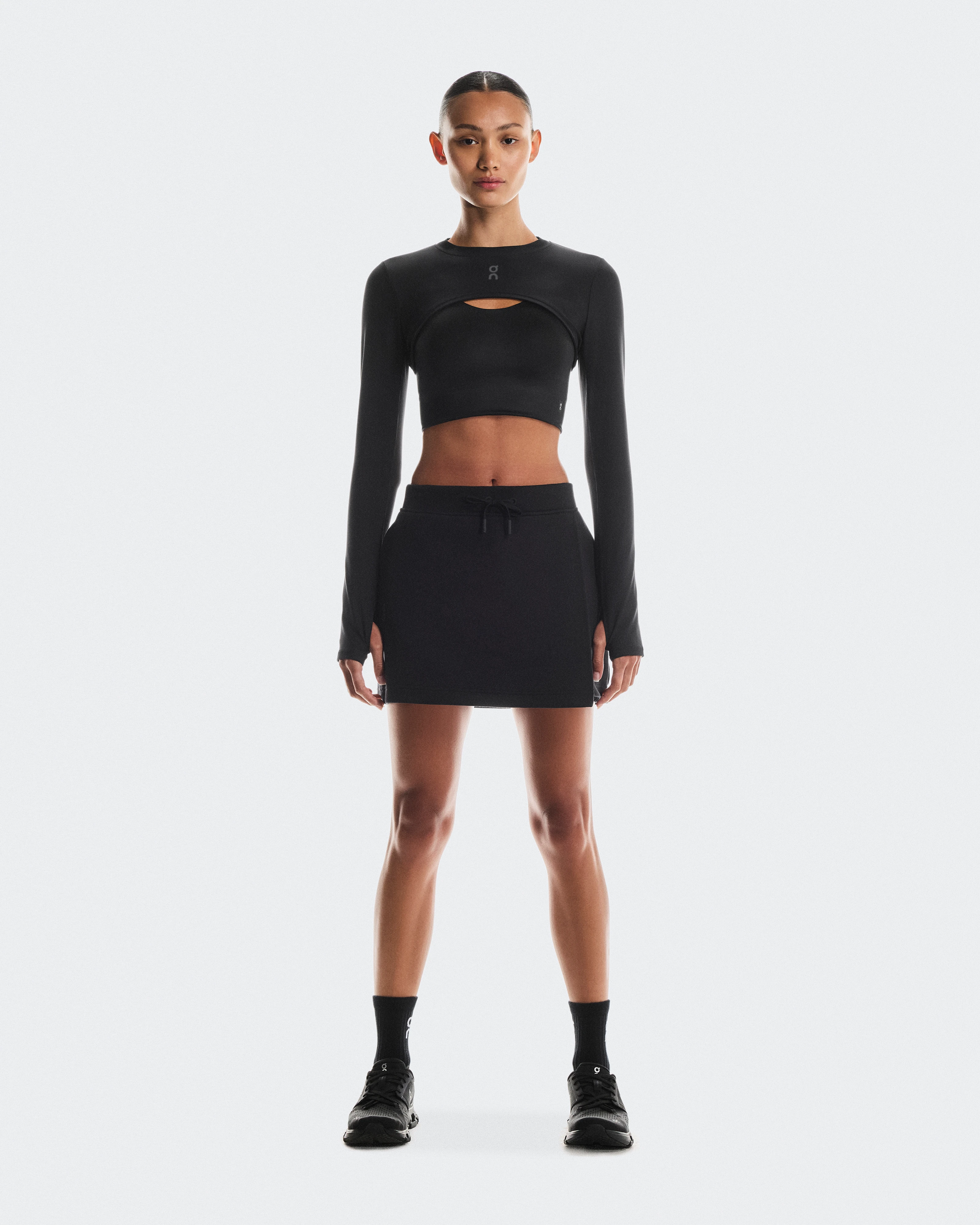 On Focus Tech Skirt Black Women Skirts