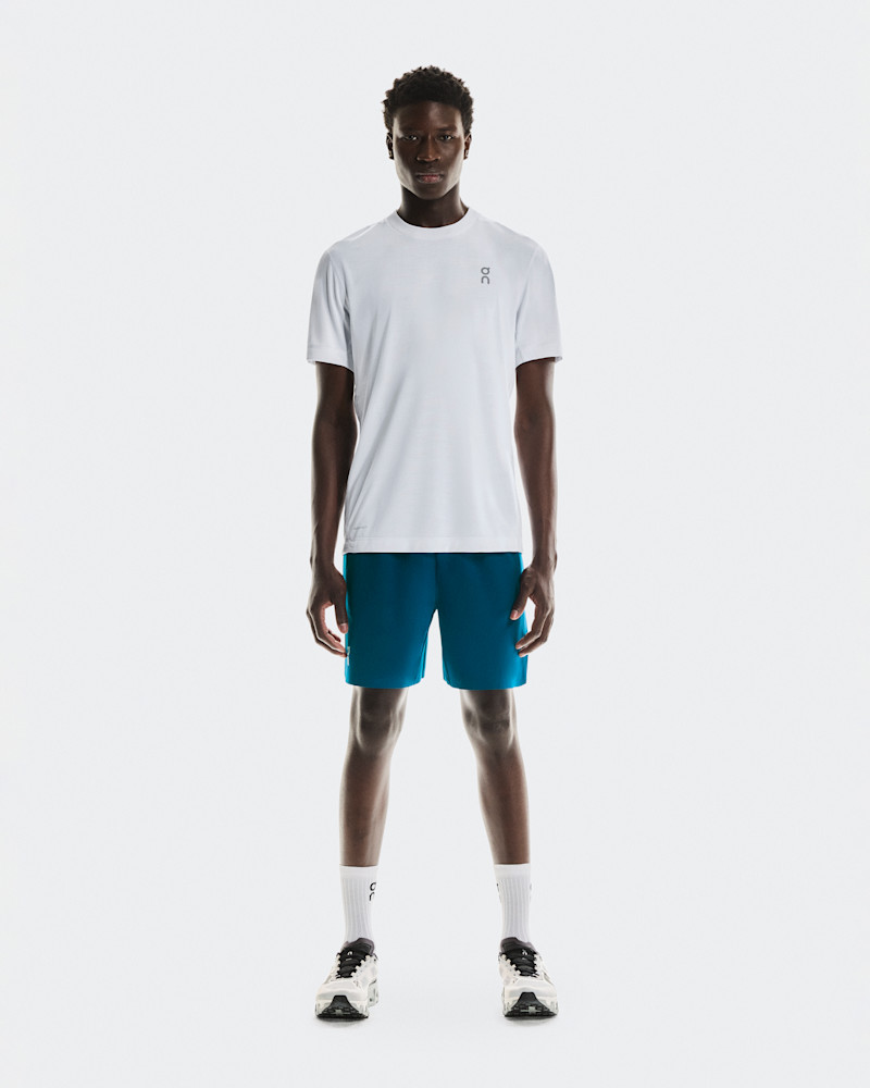 On Men's Train-T Graphic Short-Sleeve Shirt in White, Size: XXL, Polyester