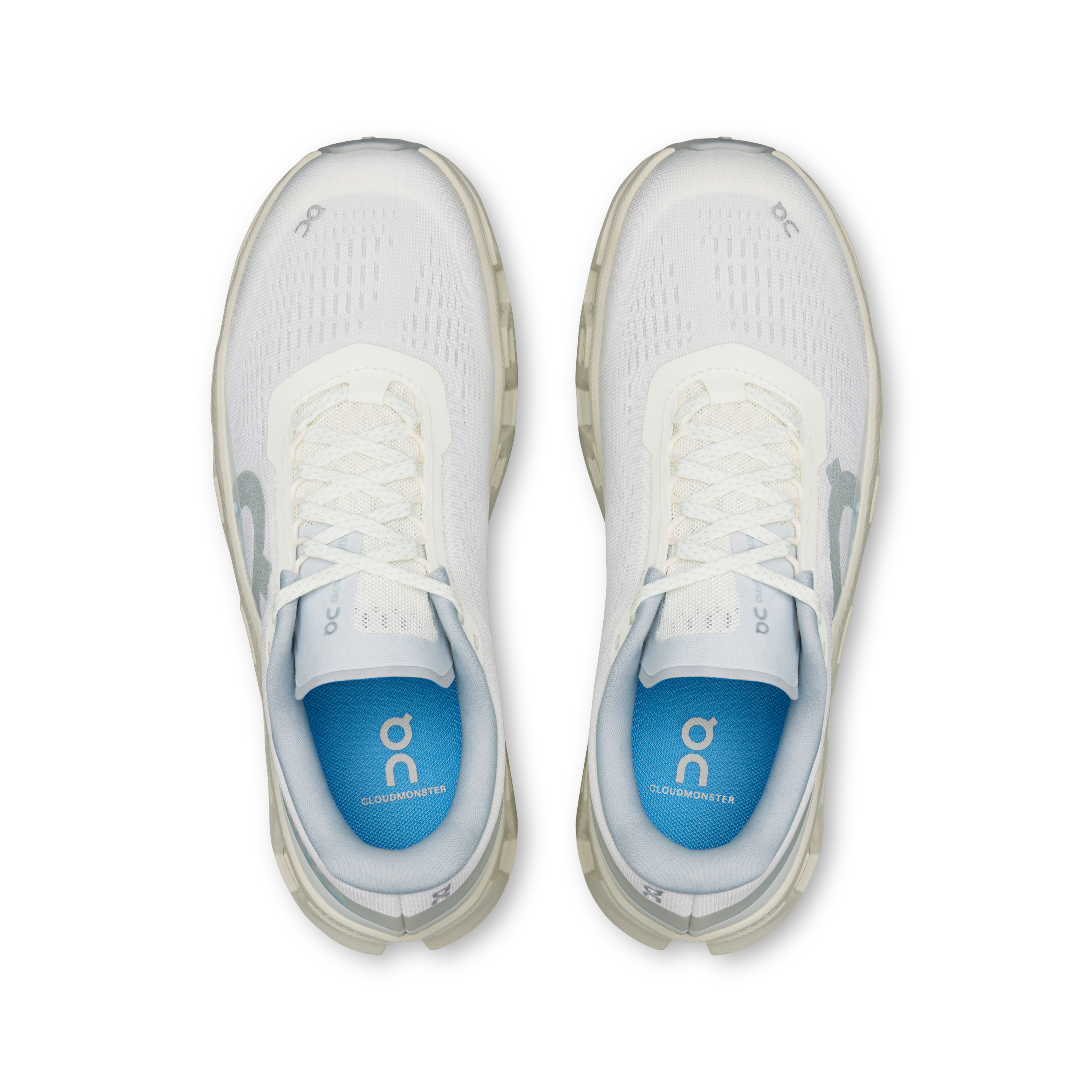 On Cloudmonster 1 Ivory & Glacier Mujer Vida activa Calzado