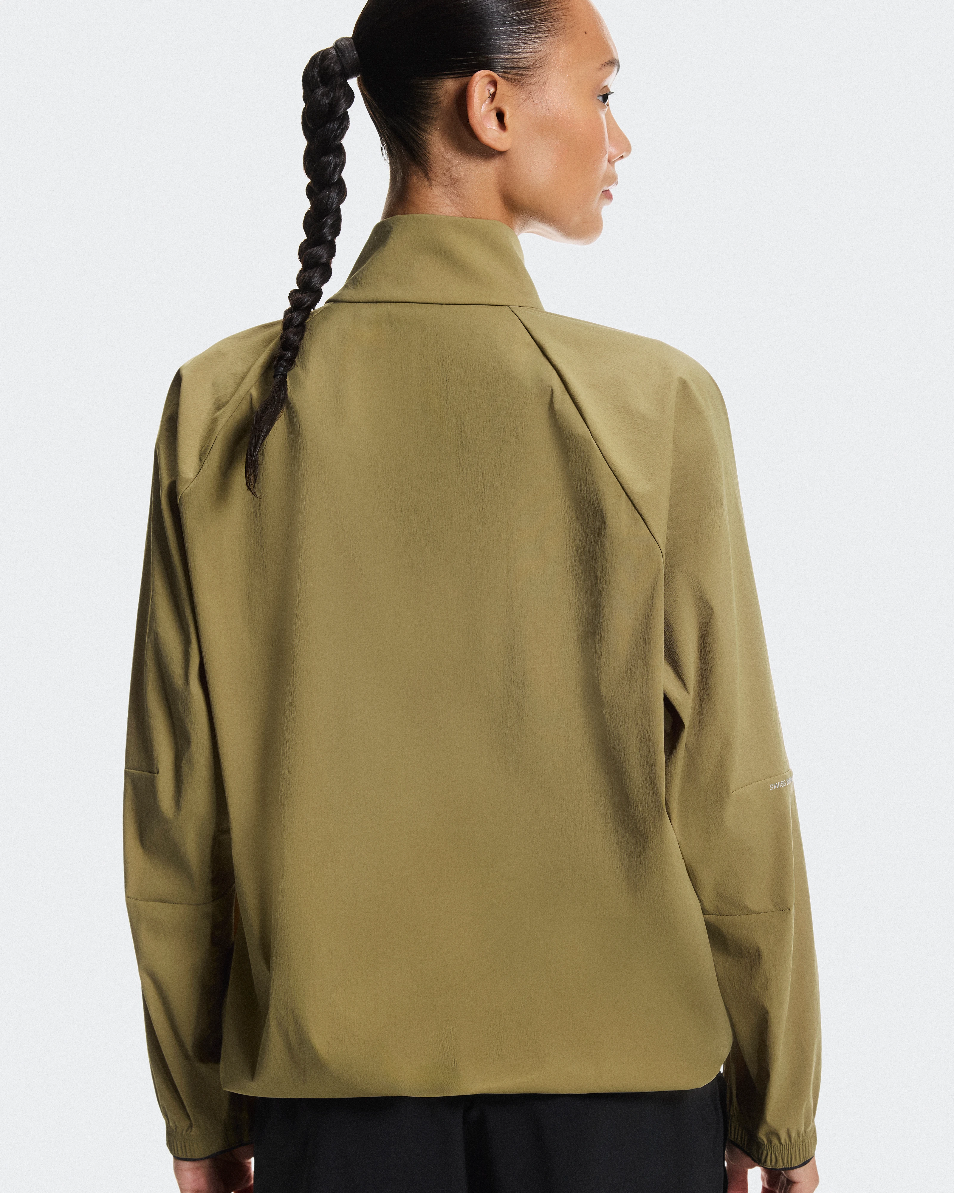 On All-Day 1/2 Zip Jacket Nutmeg Feminino Jaquetas