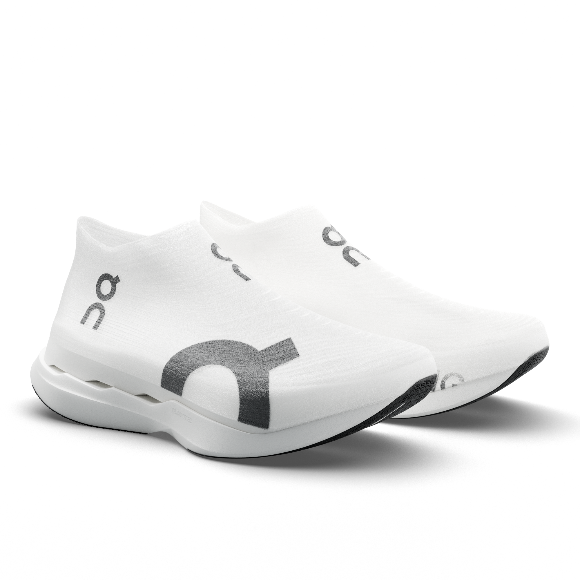 On Coudboom Strike LS Kuota White&Black Women Road running Shoes