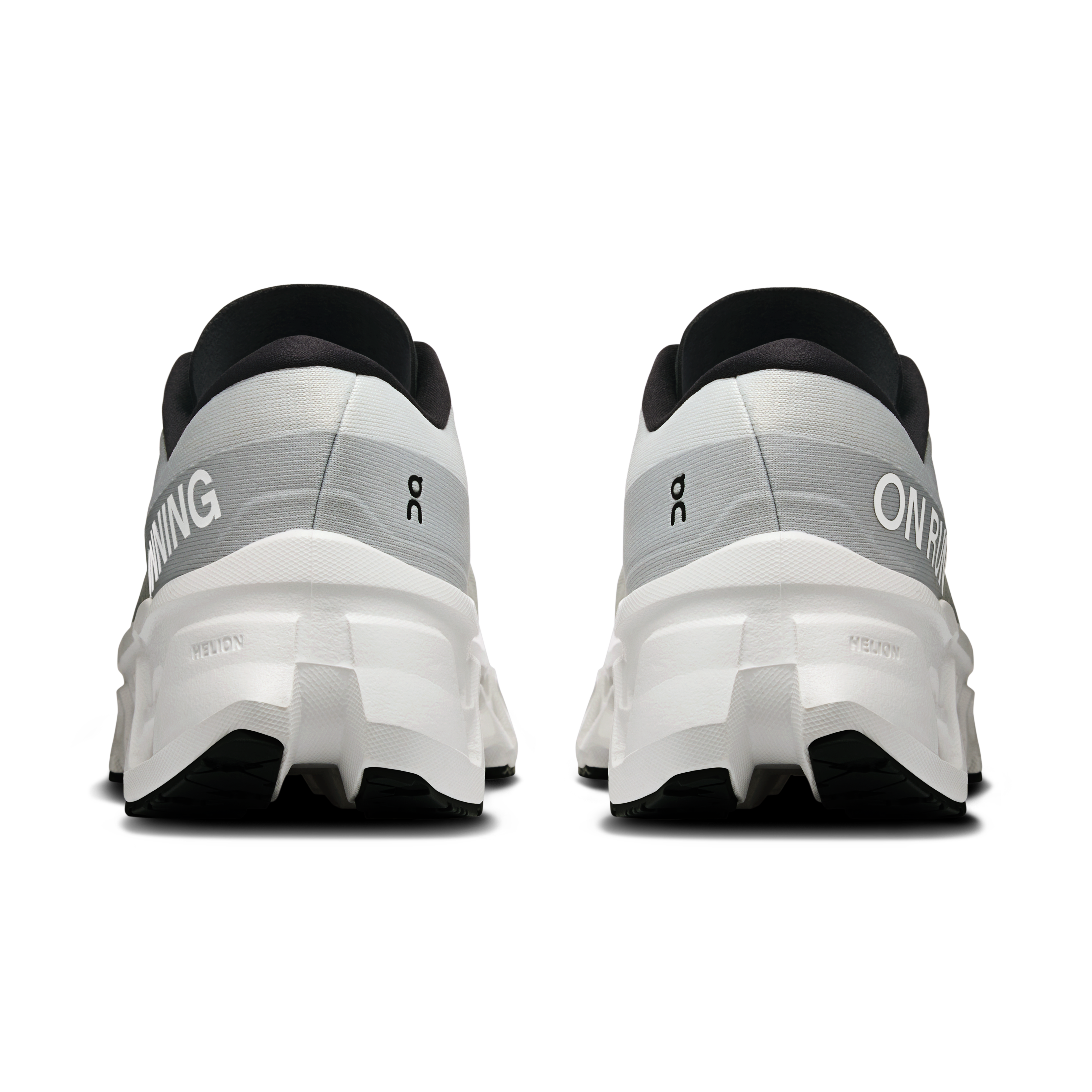 On Cloudmonster 3 White & White Femme Running sur route Chaussures