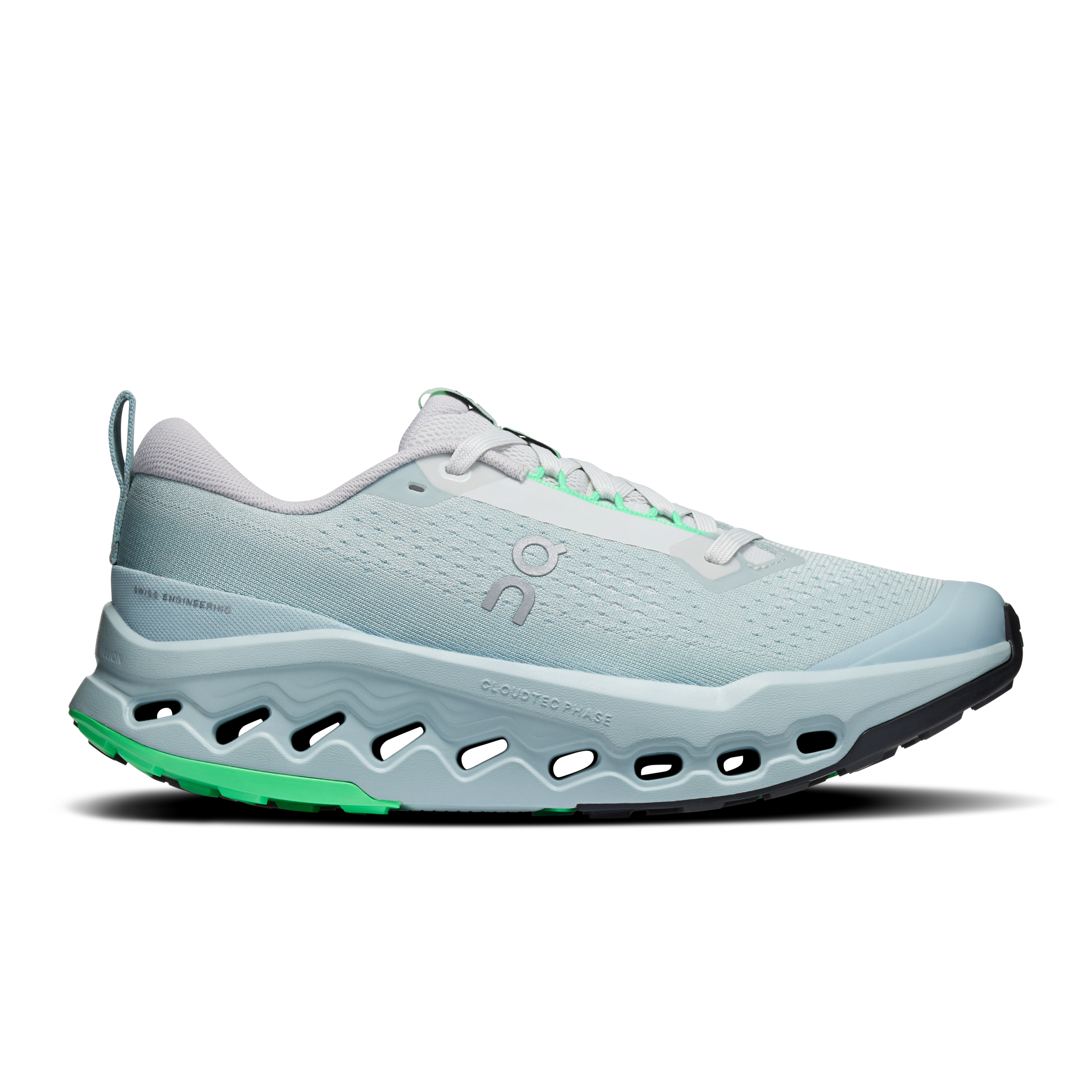 On Cloudsurfer Trail 2 Chalk & Gardenia Femme Running de trail Chaussures