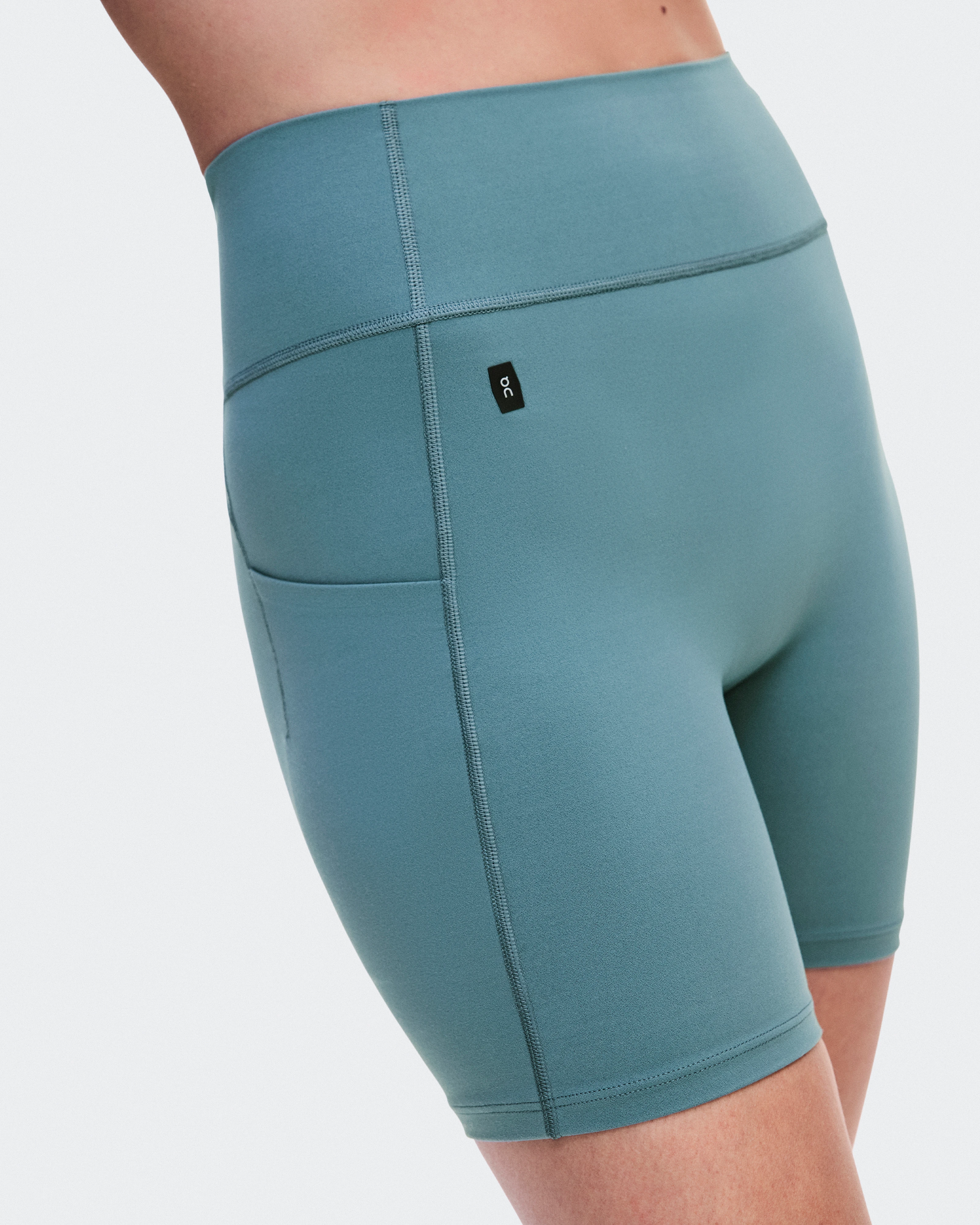 On Studio Leggings Short 6" Agave Damen Tights & Leggings