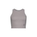 All-Day Ribbed Crop Shirt in Orchid/Lilac