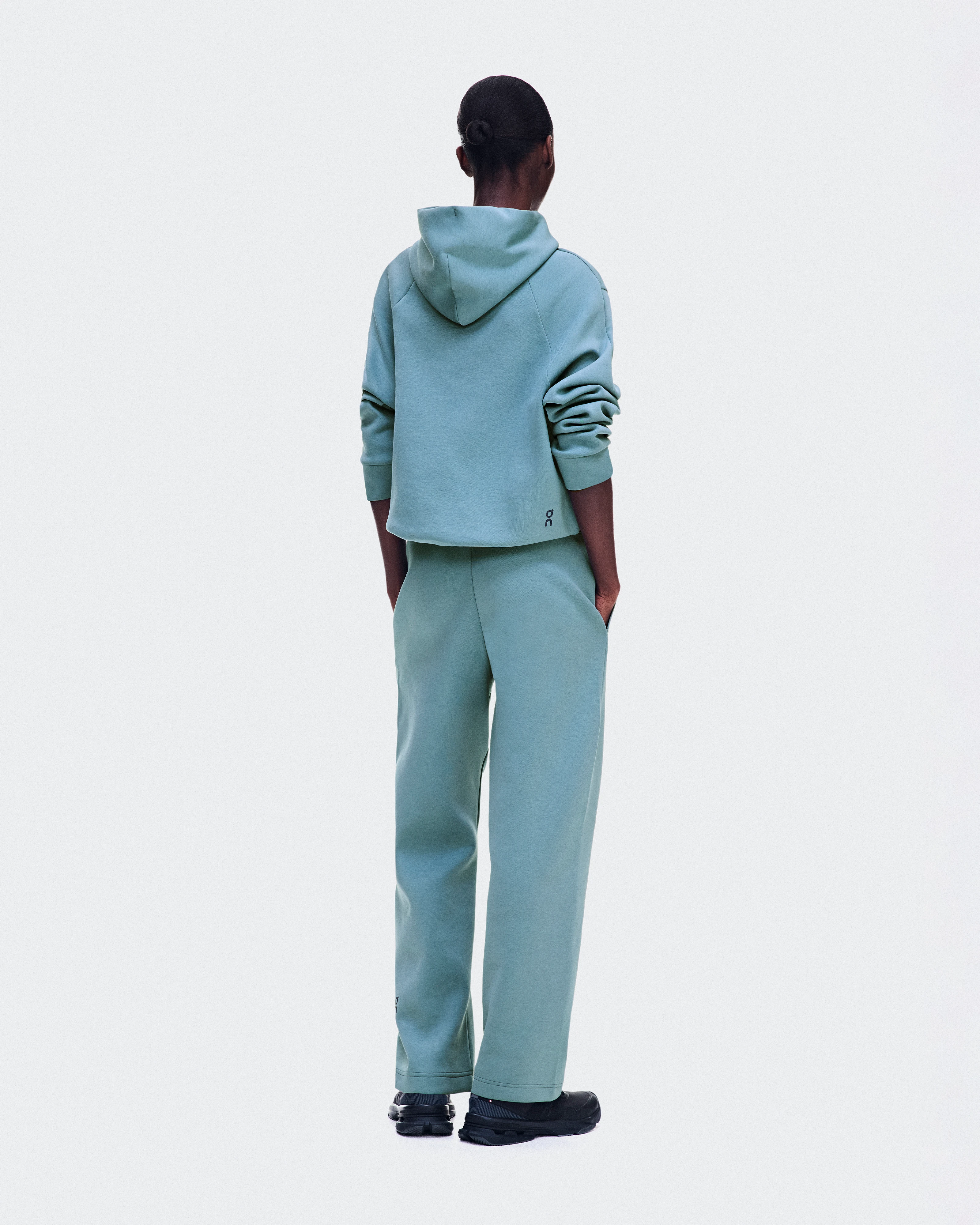 On Focus Tech Hoodie Agave Donna Felpe
