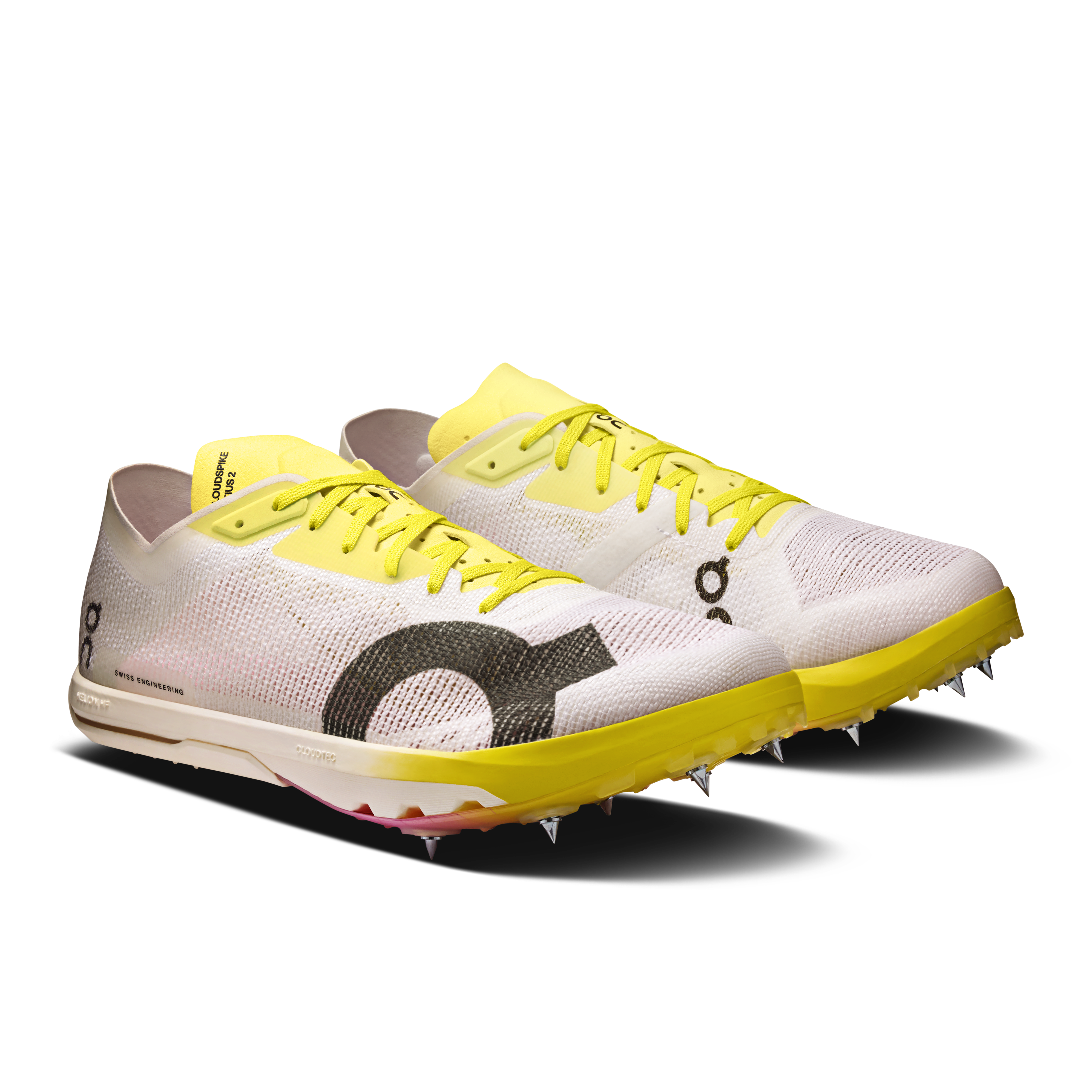 On Cloudspike Citius 2 White & Raspberry Men Track Shoes