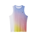 Court Tank Top in White/Indigo