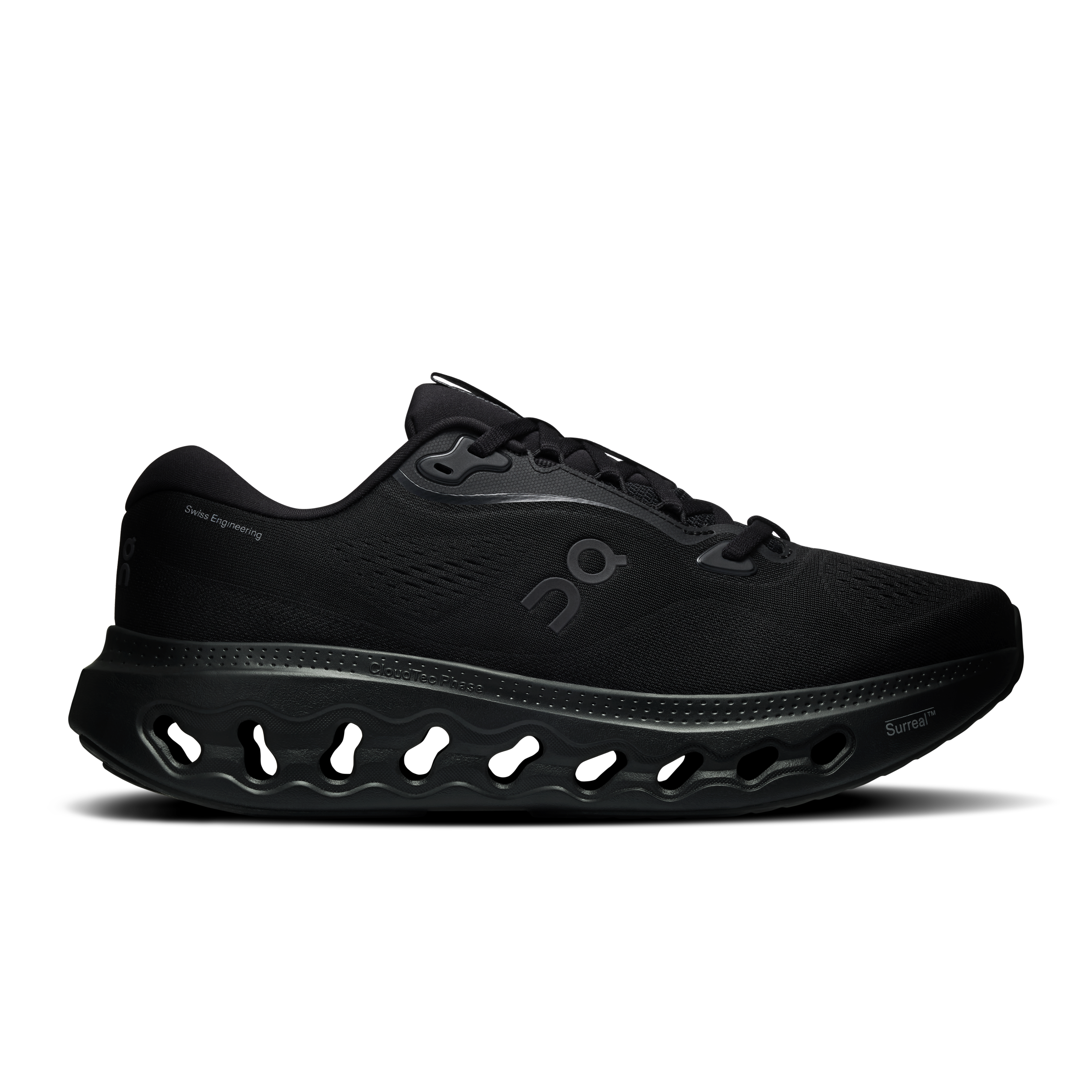 On Cloudsurfer 3 Black & Black Men – Everyday running, smooth ride Shoes