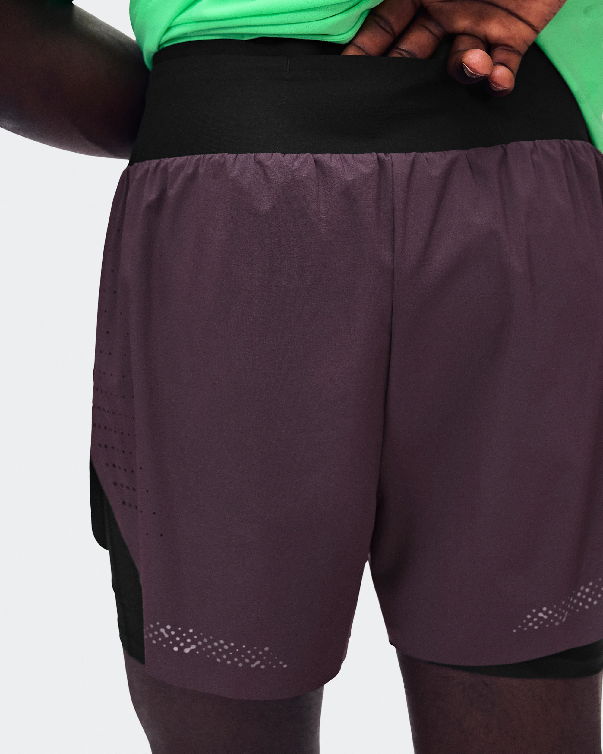 Men's Zero 2-in-1 Shorts Urchin | Black - thumbnail 7