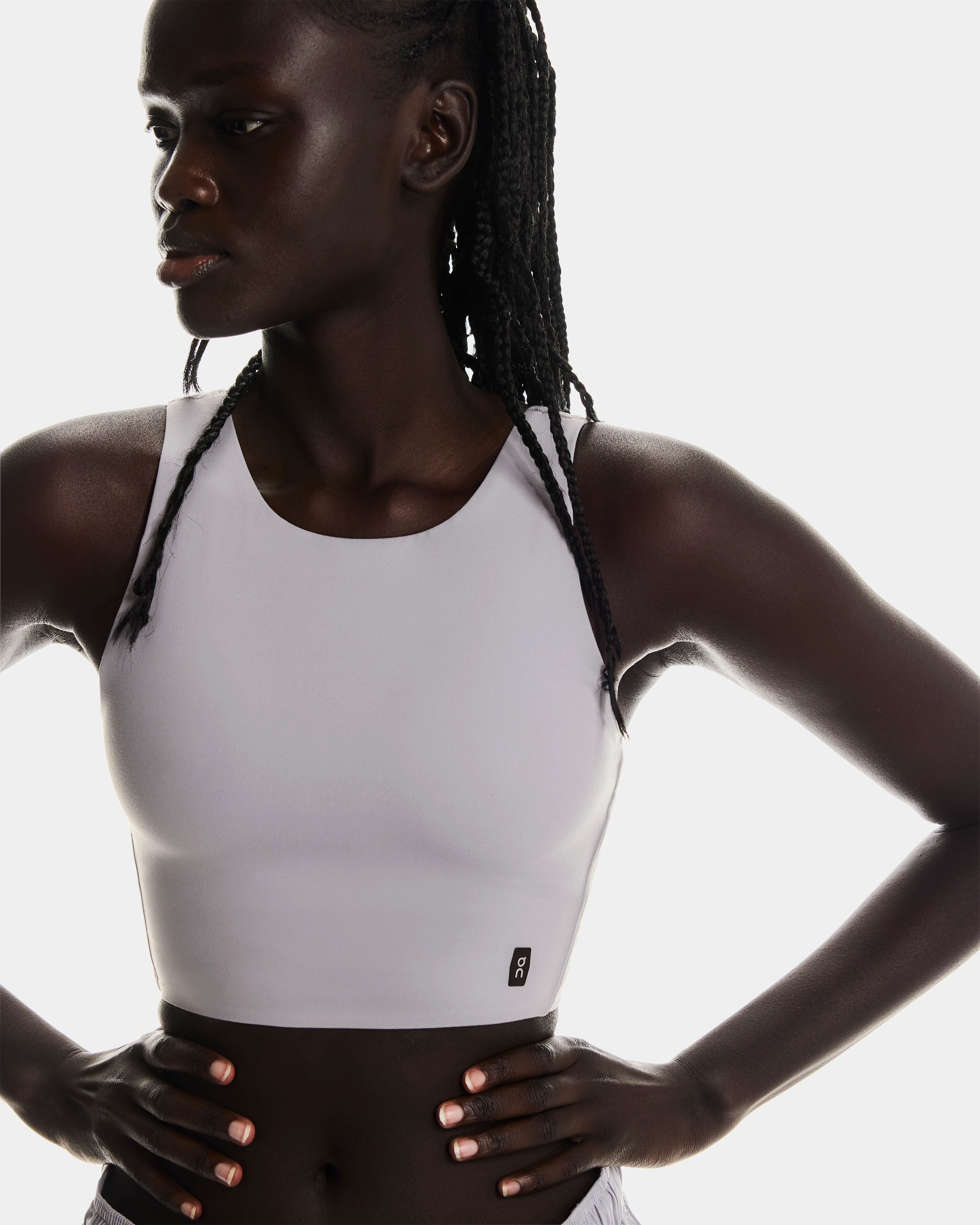 On Core 2-in-1 Crop Lilac Women Tops and t-shirts