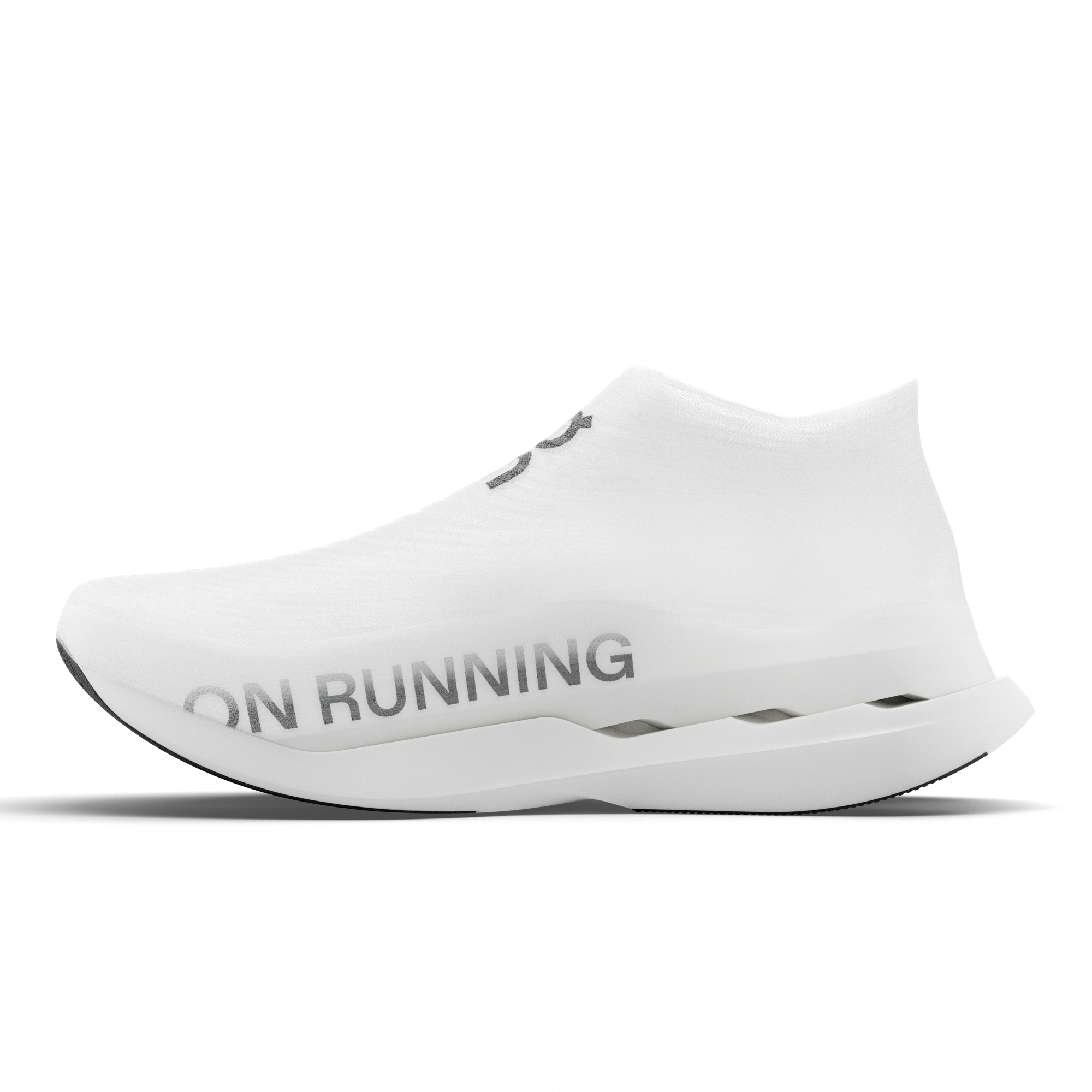 On Coudboom Strike LS Kuota White&Black Women Road running Shoes