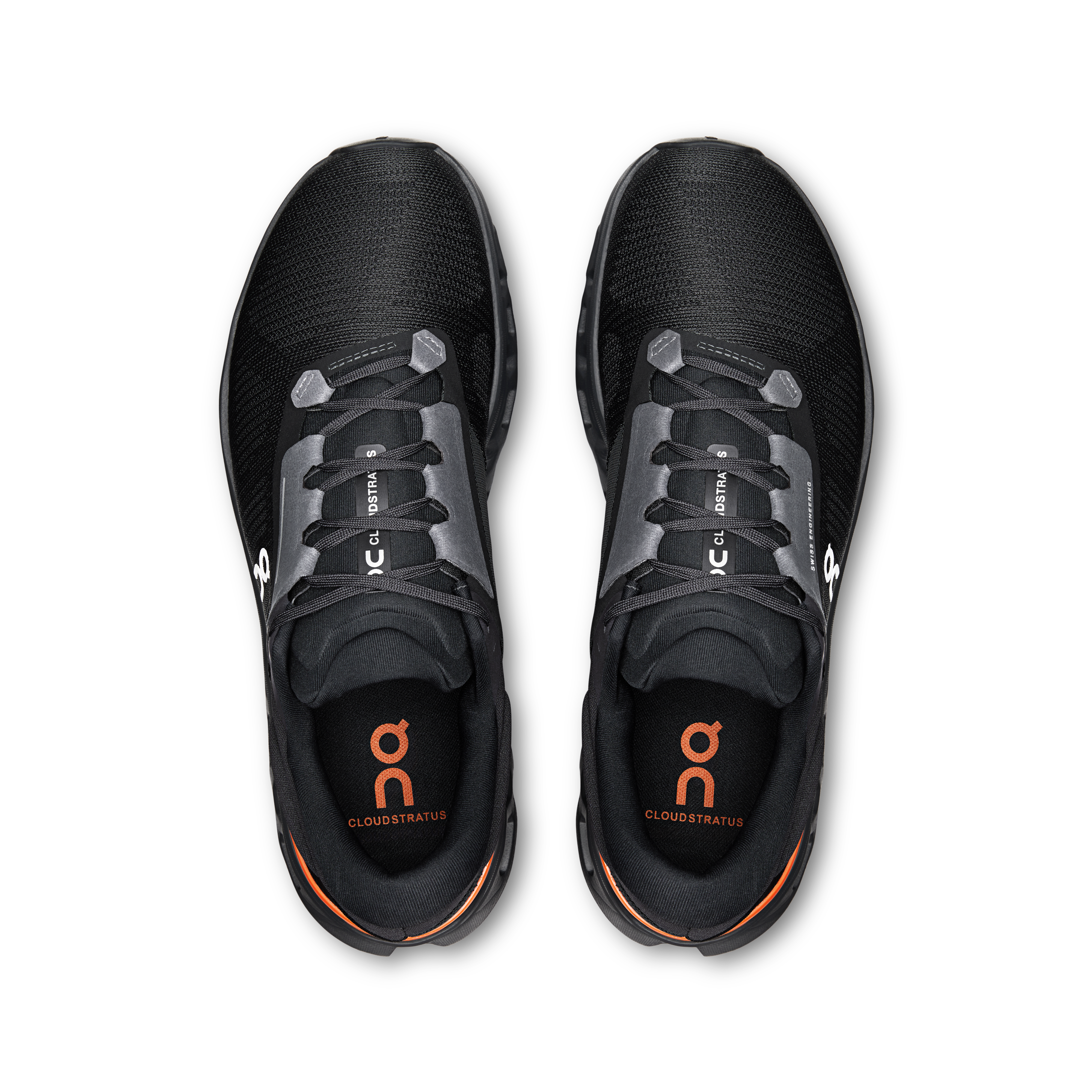 On Cloudstratus 3 Eclipse & Flame Men Road running Shoes