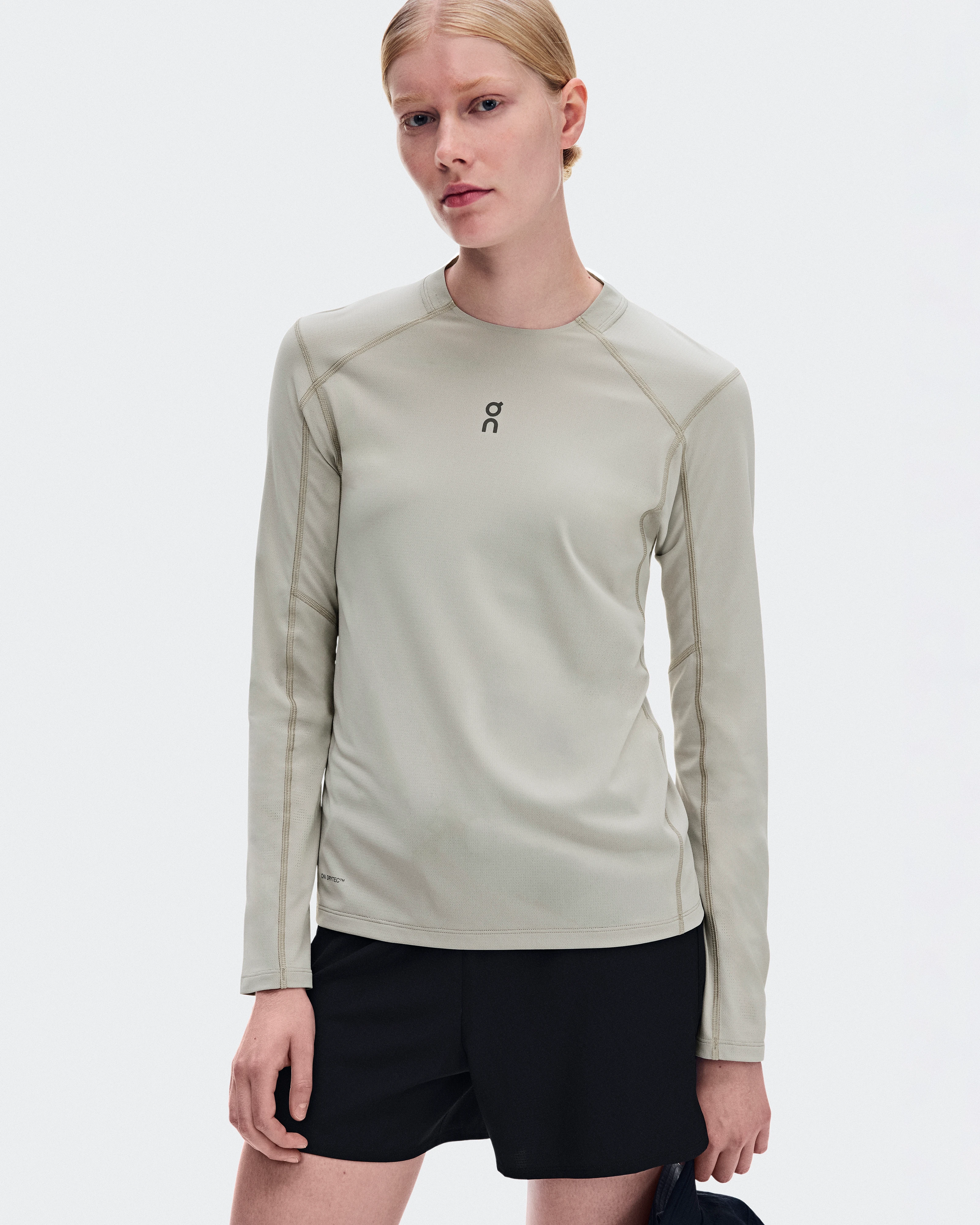 On Trail Long-T Solar Brume Feminino Corrida de trilha