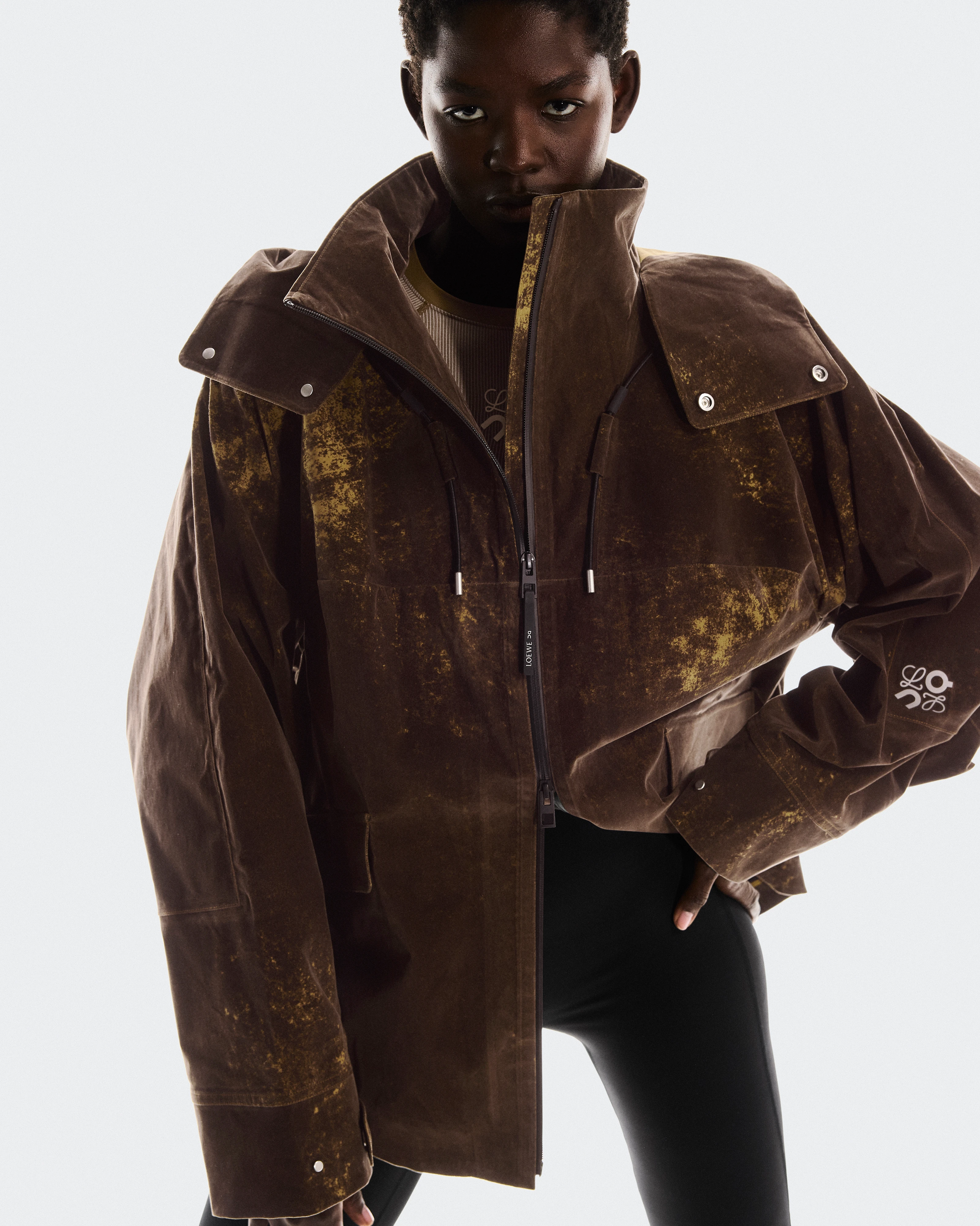 On Anorak LOEWE Chocolate Brown Unisex Jackets