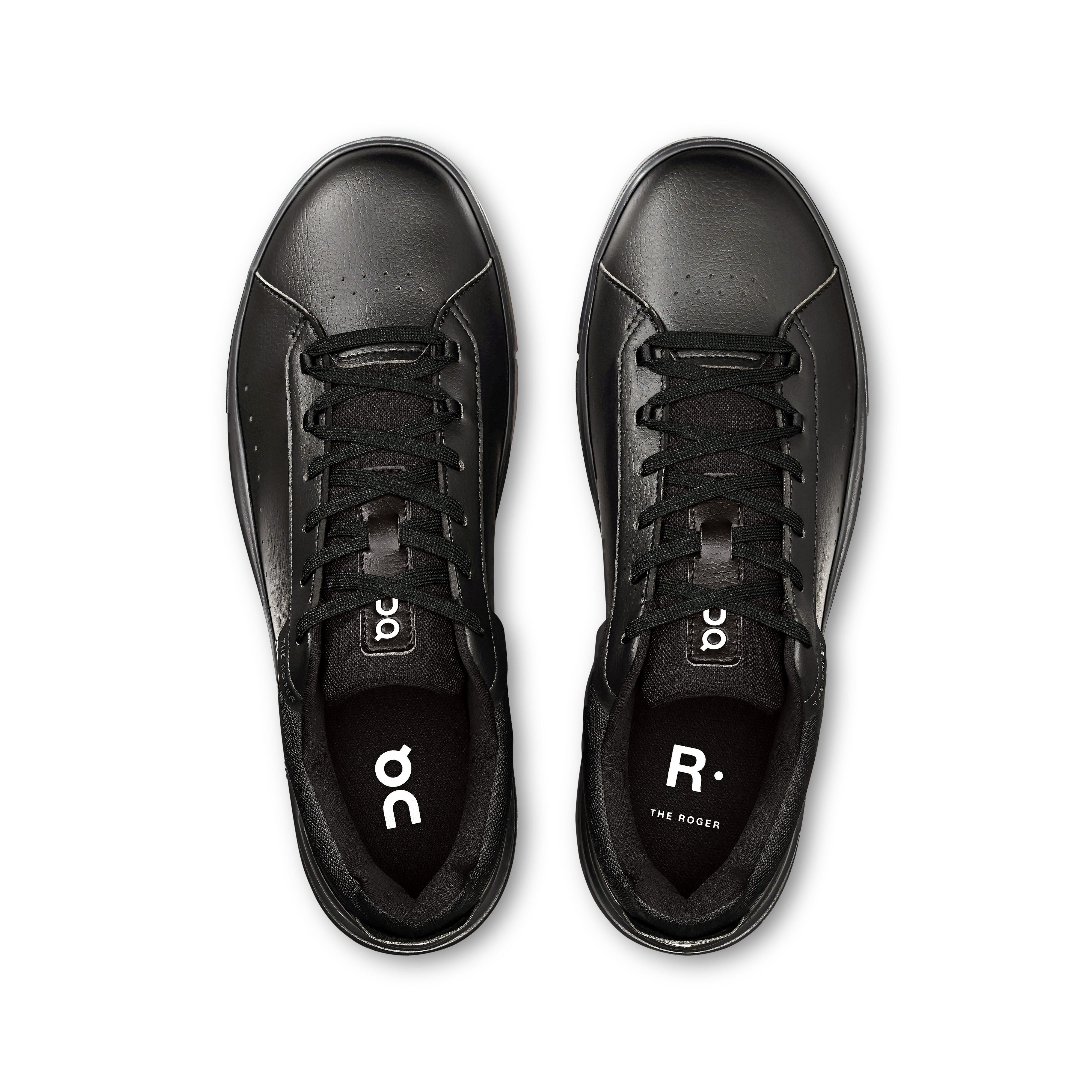 On THE ROGER Advantage Black & Black Men Tennis Shoes
