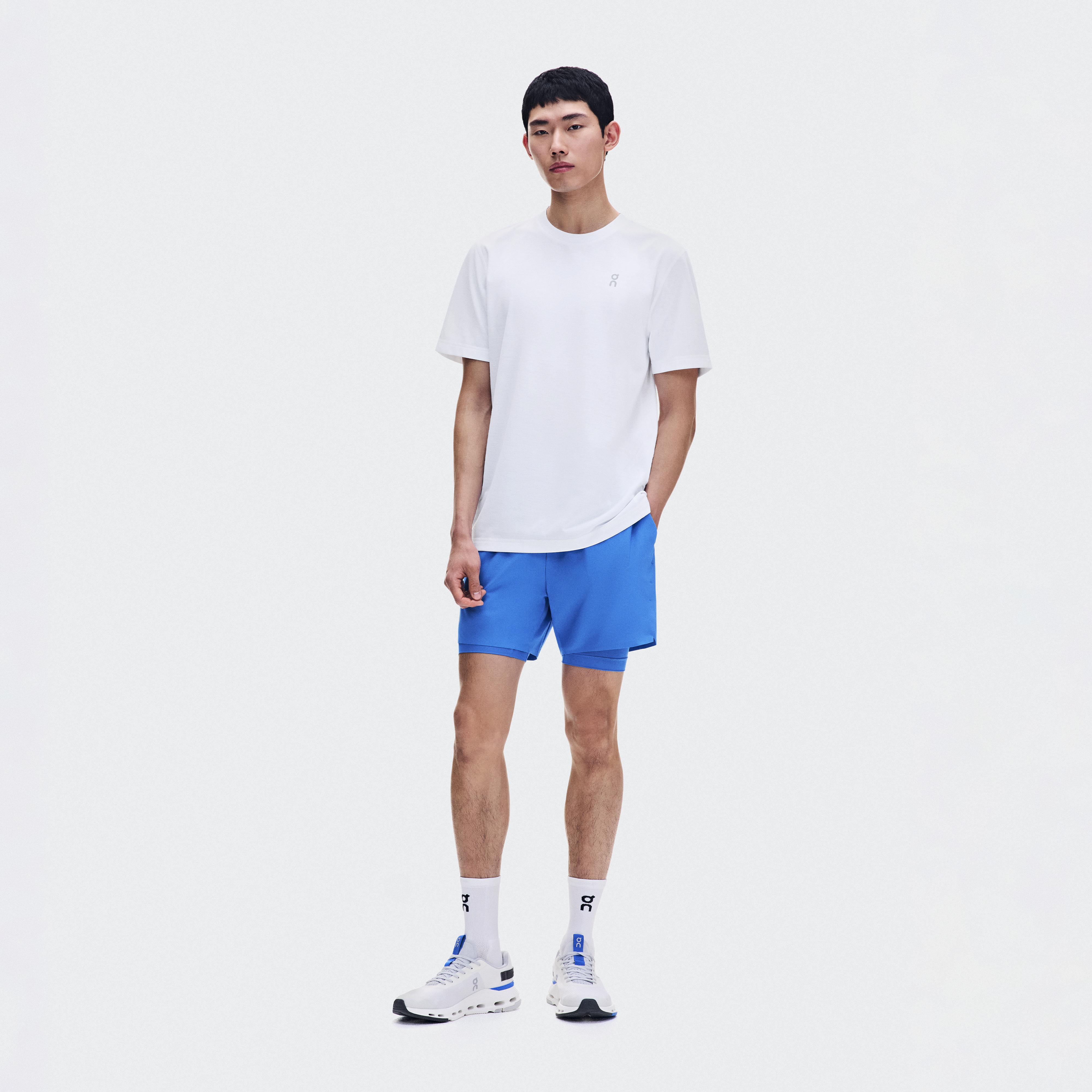 Train 2-in-1 Shorts in Jay