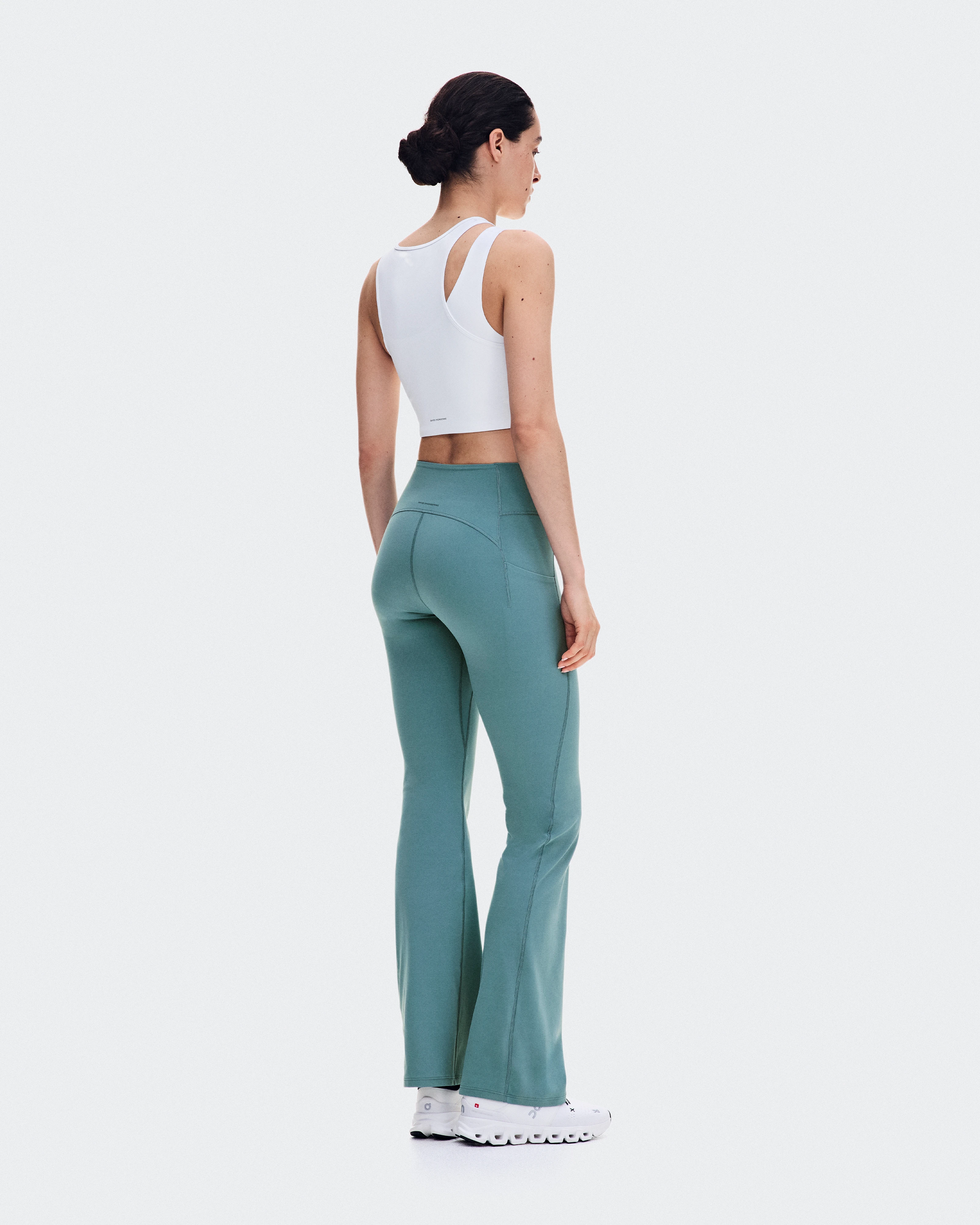 On Studio Asymmetric Crop White Women Tops and t-shirts