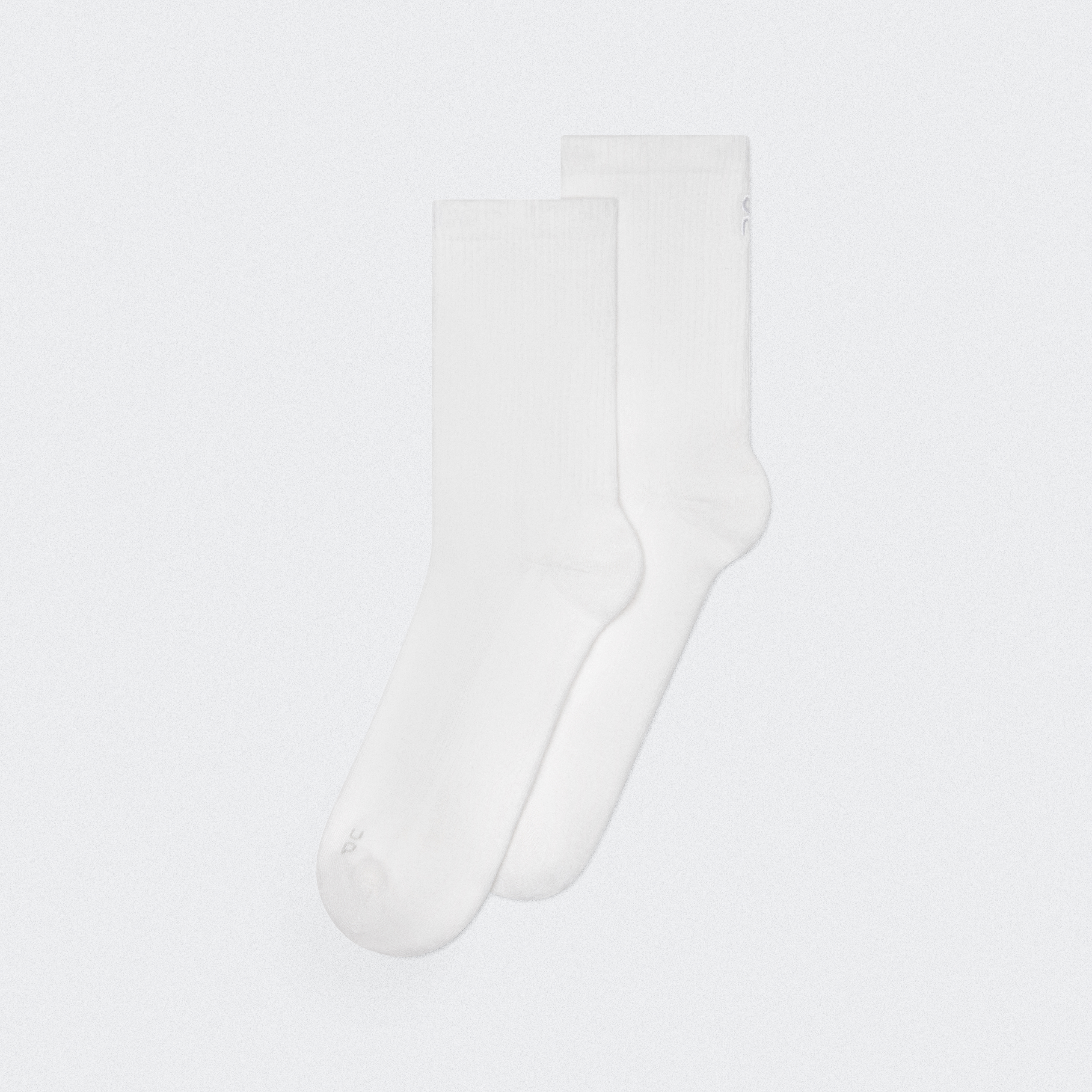 Club Sock High 2P in White