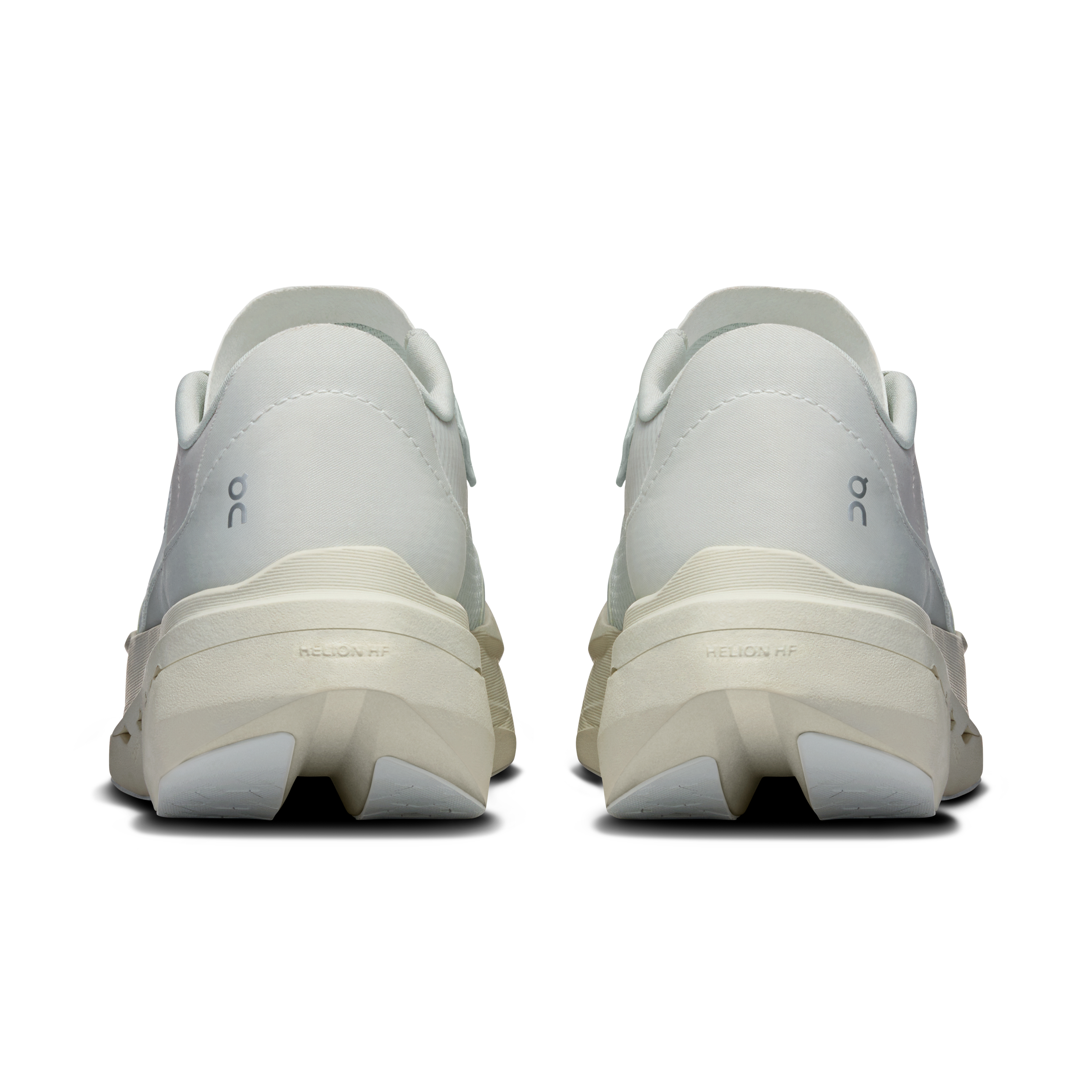 On Cloudboom Volt PAF White & Gale Frauen Strassenlauf Schuhe