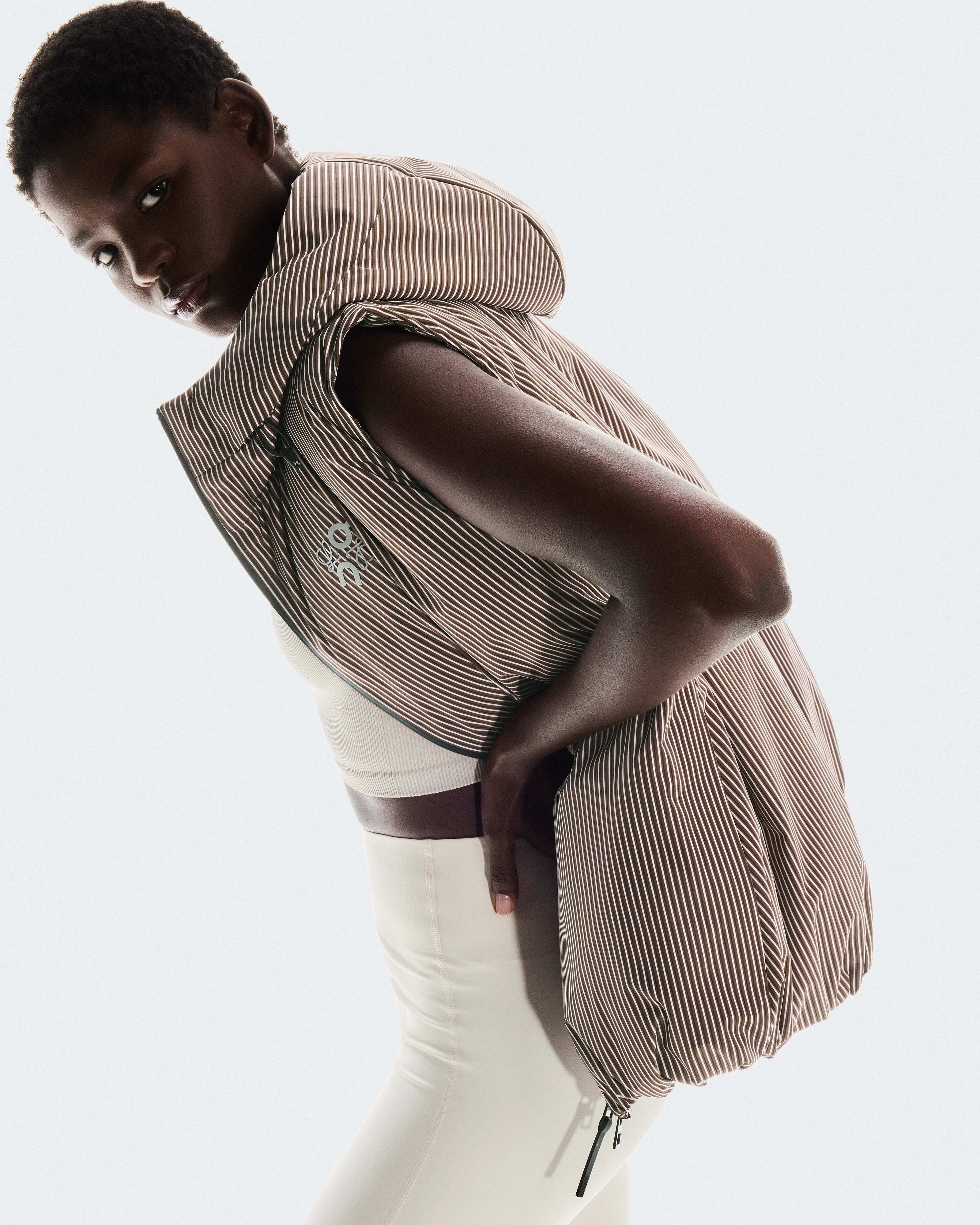 On Puffer Vest LOEWE Brown & Pink Unisex Jackets