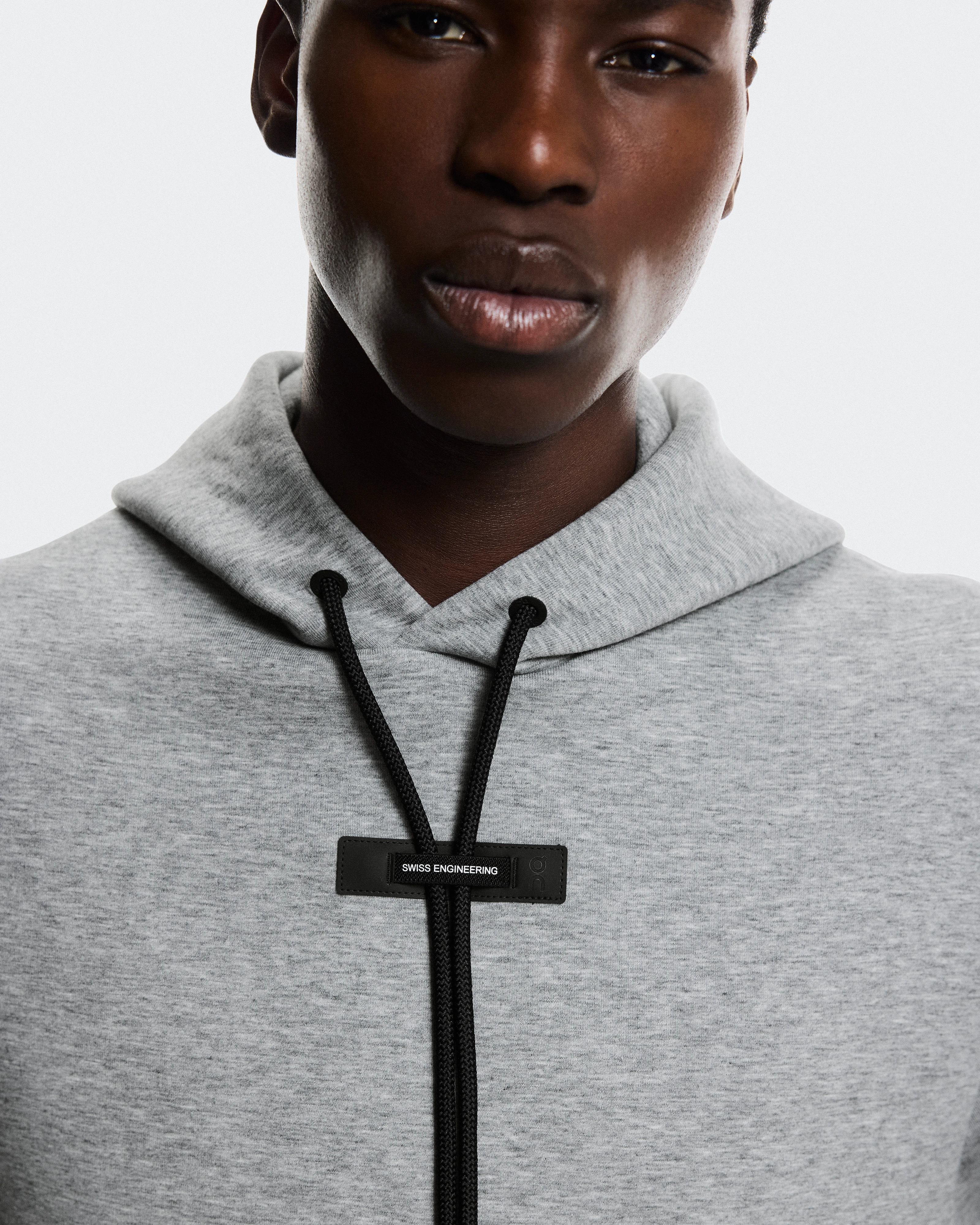 On Focus Tech Hoodie Basalt Men Hoodies and sweatshirts