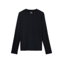 Focus Long-T Long-Sleeve Shirt in Black
