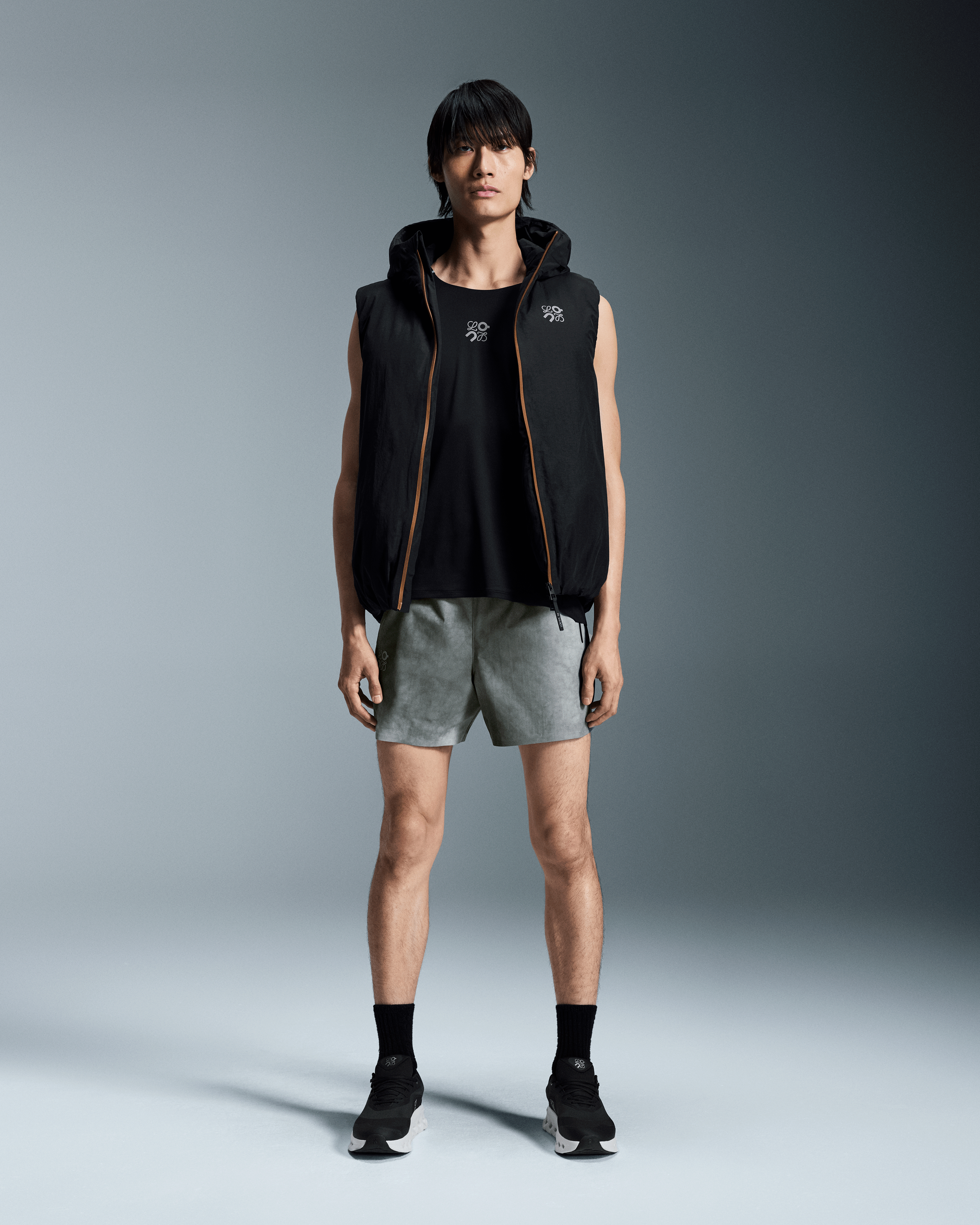 【LOEWE】25SS パファー ベスト コットンブレンド×レザー On公式】オンラインストア | パファーベスト ロエベ | キルト