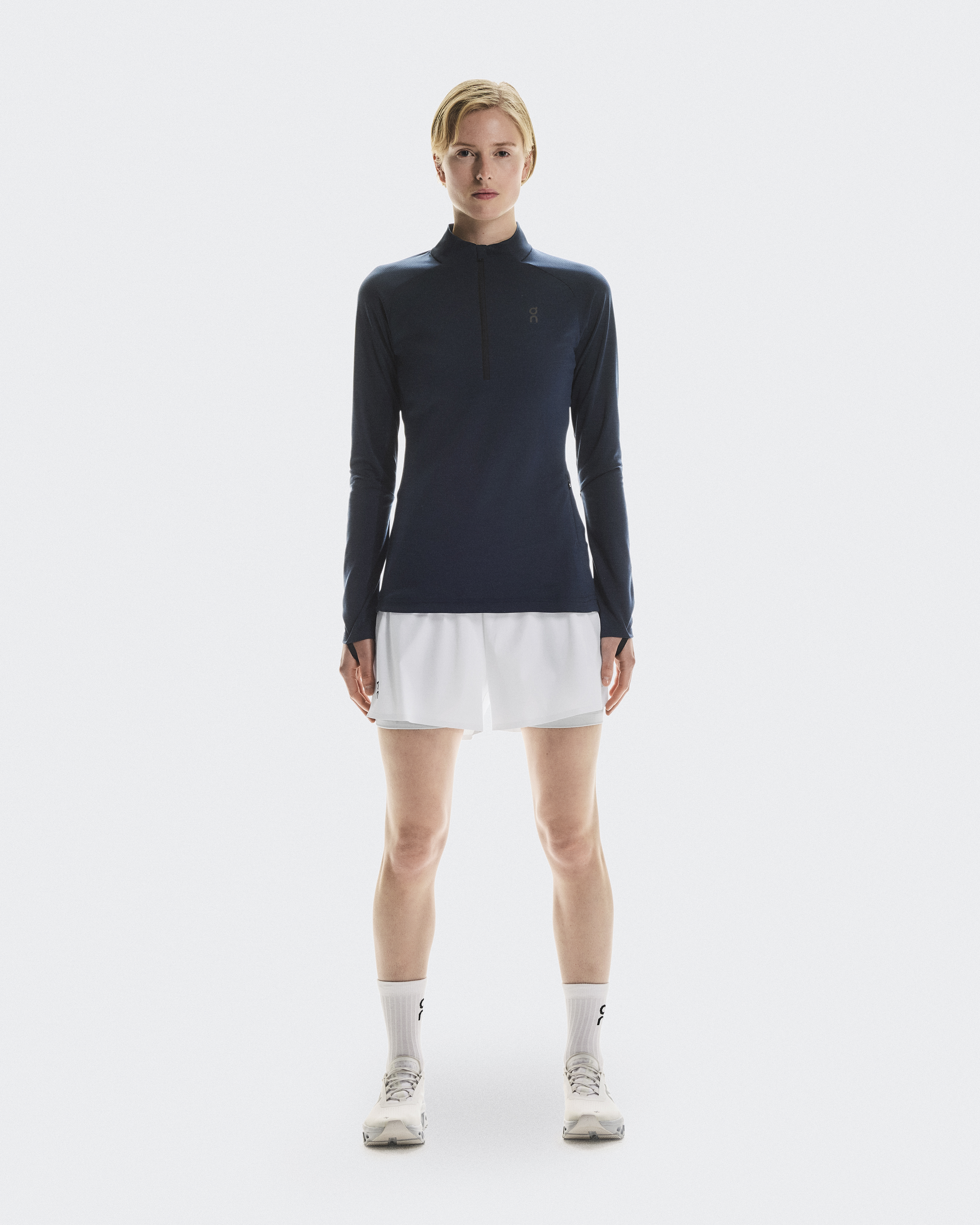 Climate Shirt Sweater in Navy