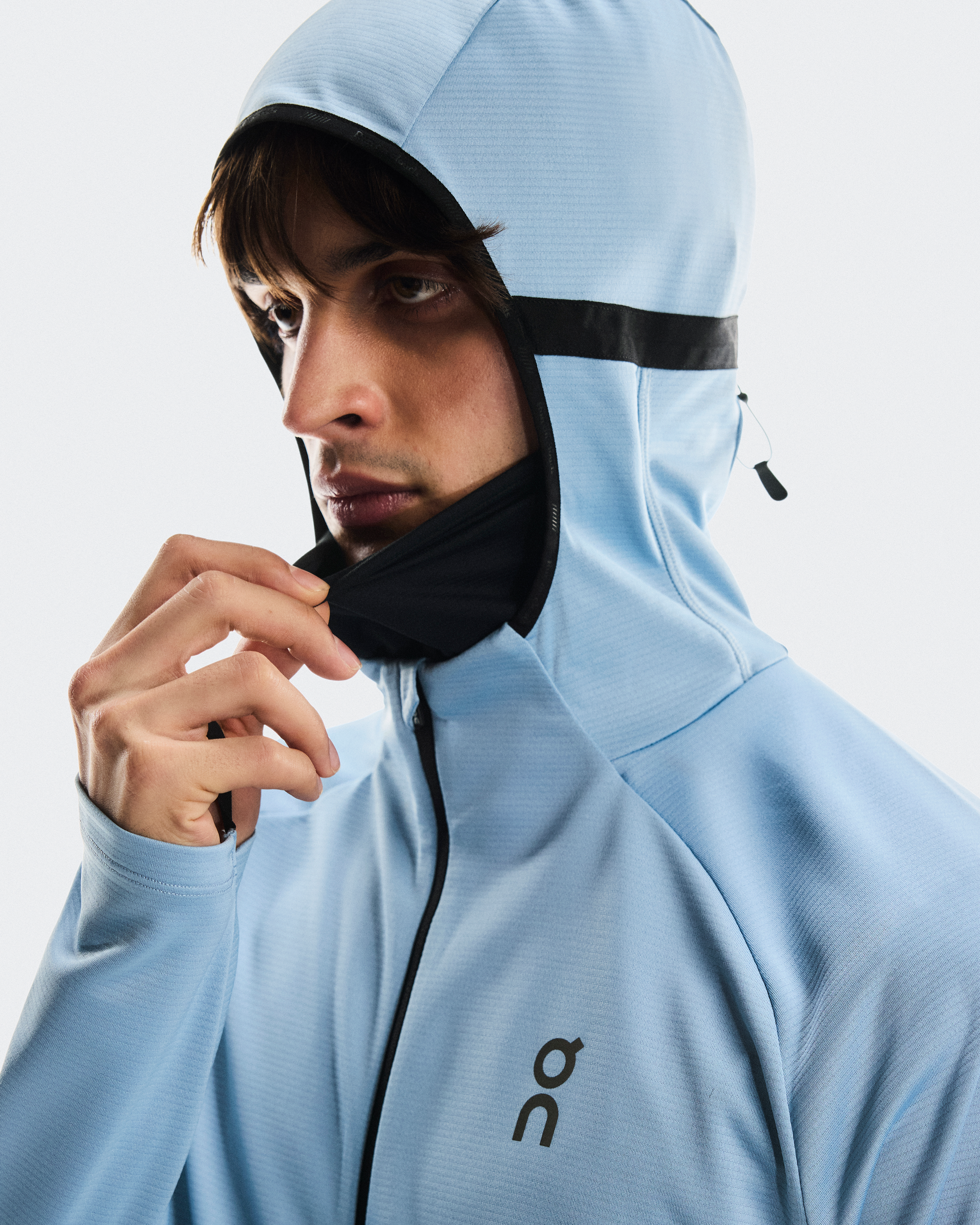 Climate Zip HoodieMen / Chambray / L