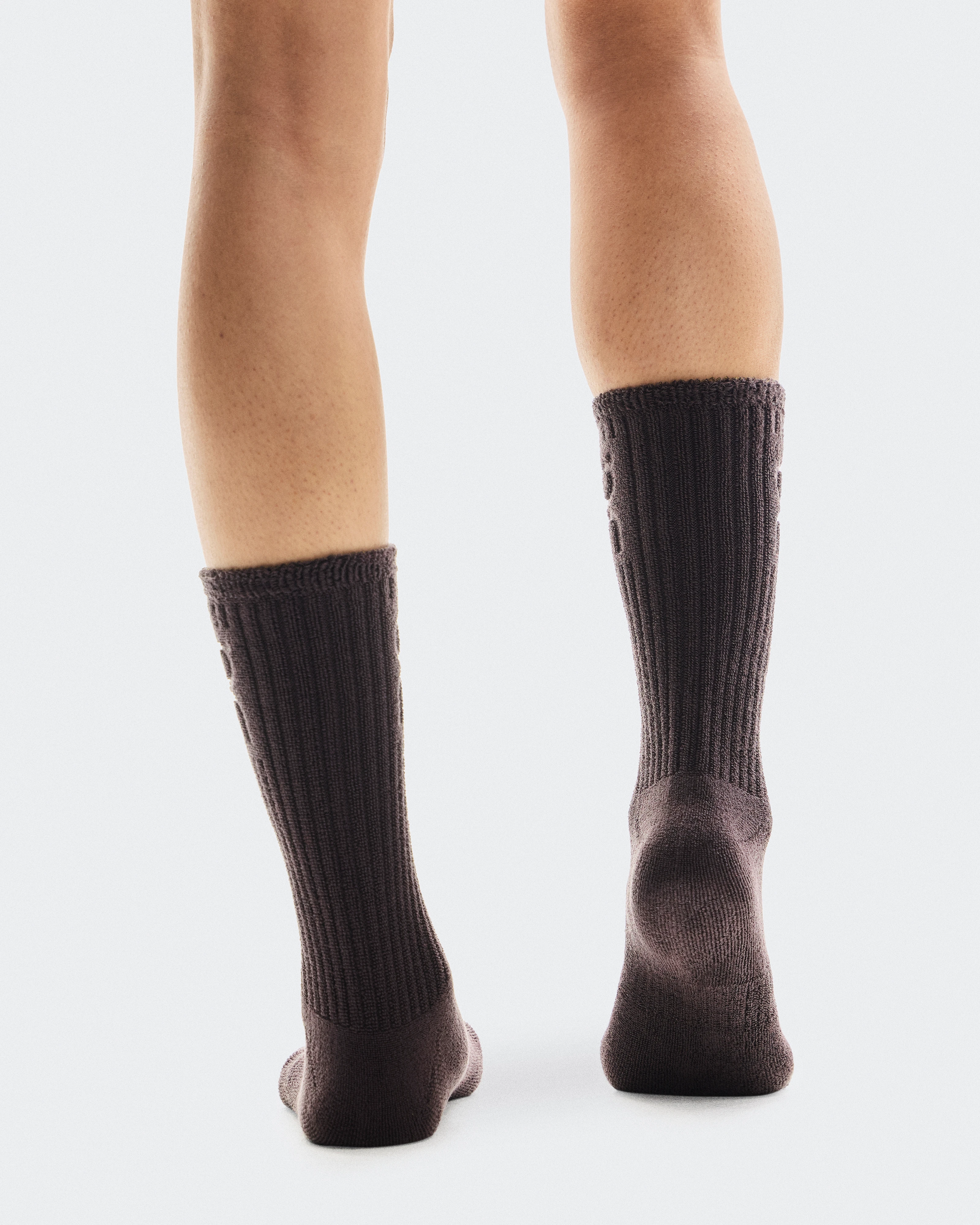 On Terry Sock High Pebble Unisex Socks