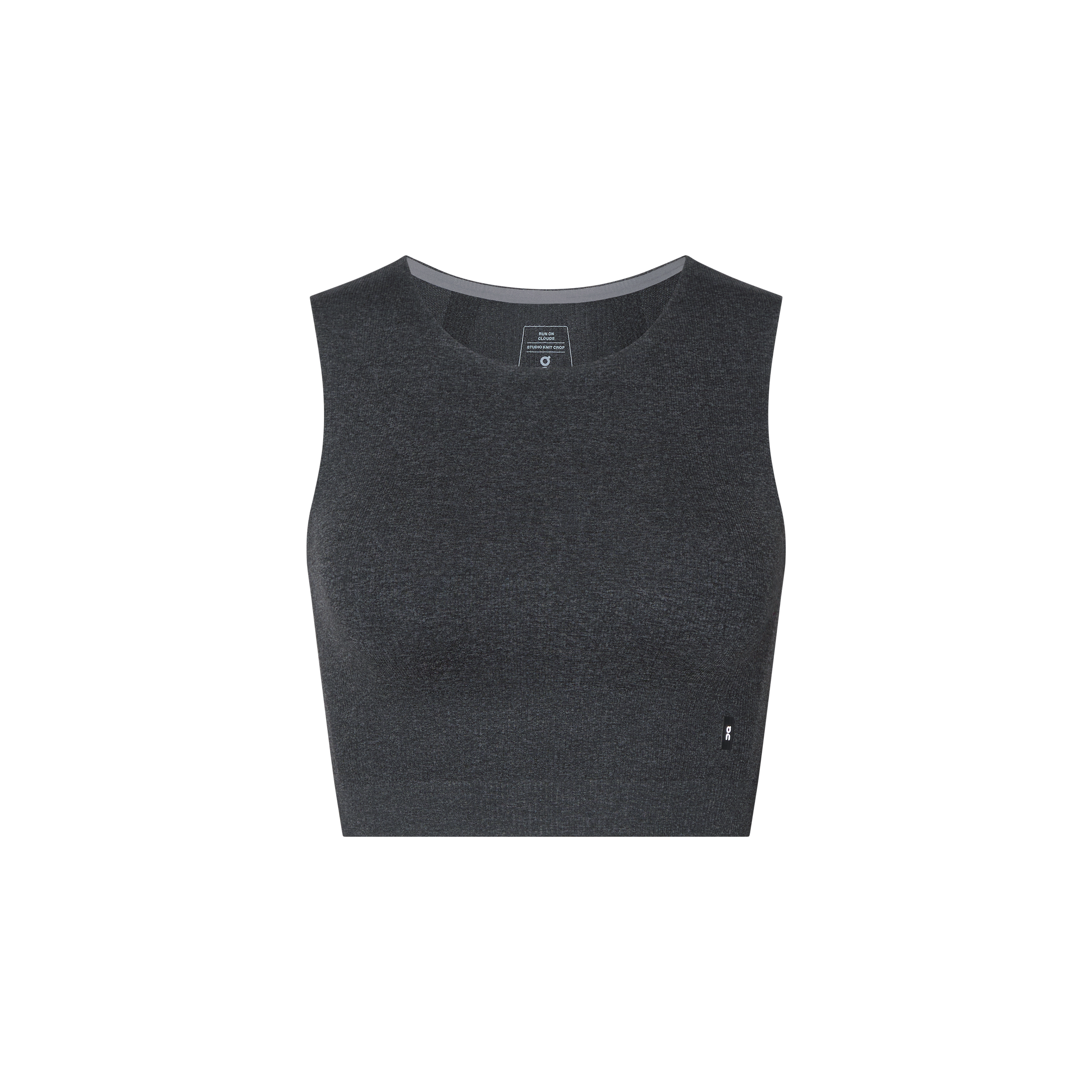 Studio Knit Crop Shirt in Ember Heather