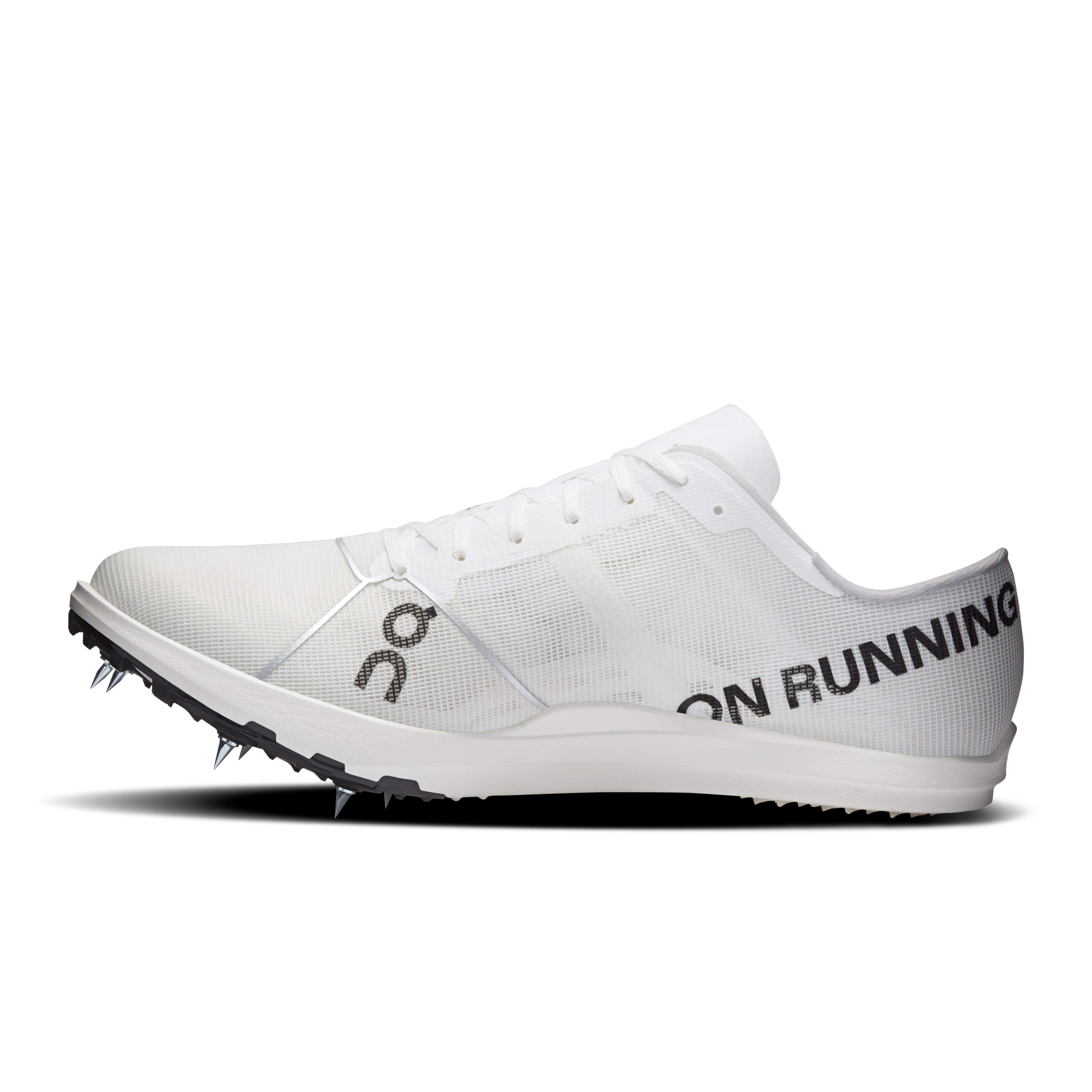 On Cloudspike XC White & Black Men – Long-distance cross-country racing, fast-feeling ride Shoes