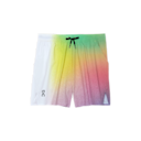 Court Shorts in White/Indigo