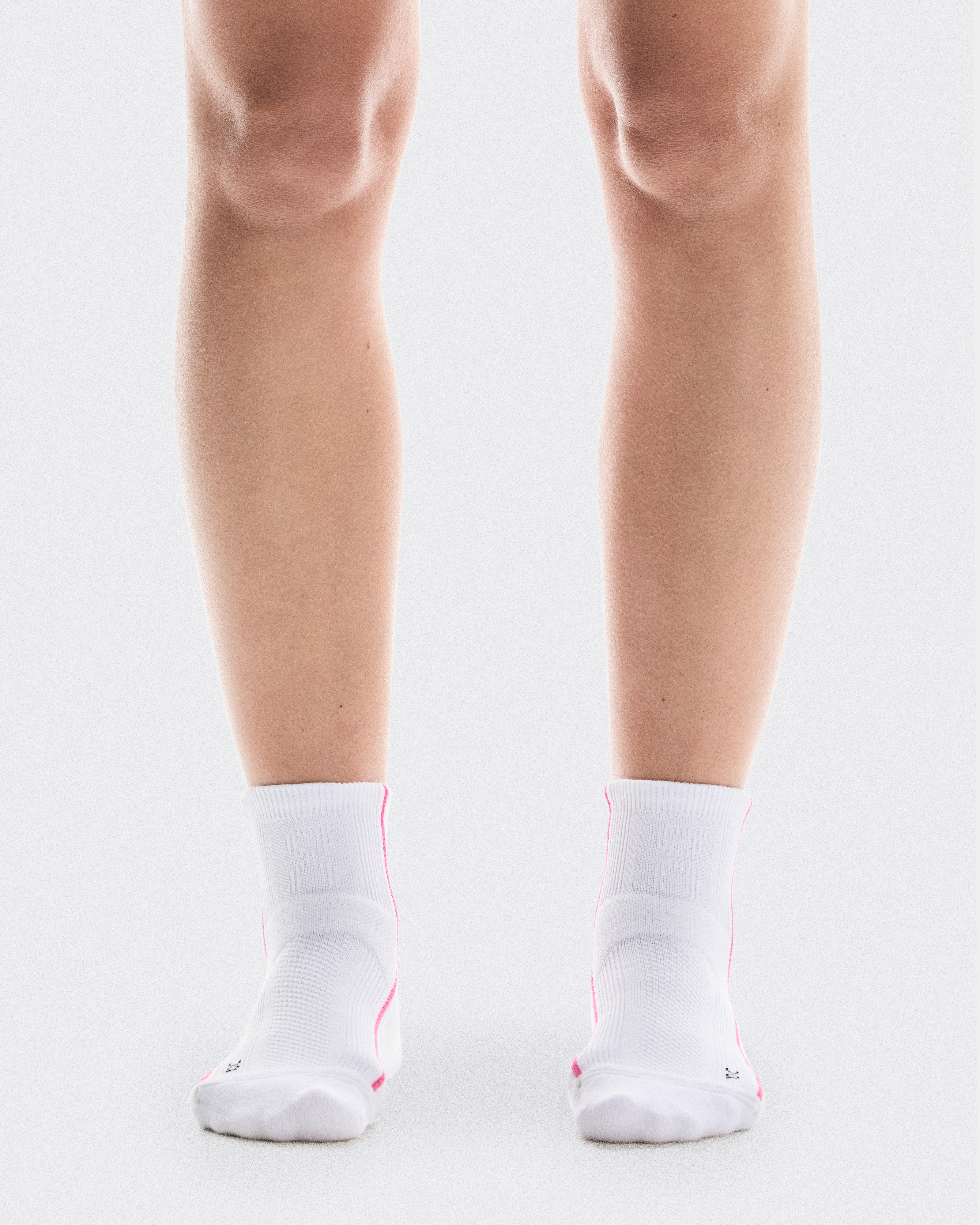 Court Sock MidUnisex / White | Pink / 38-40