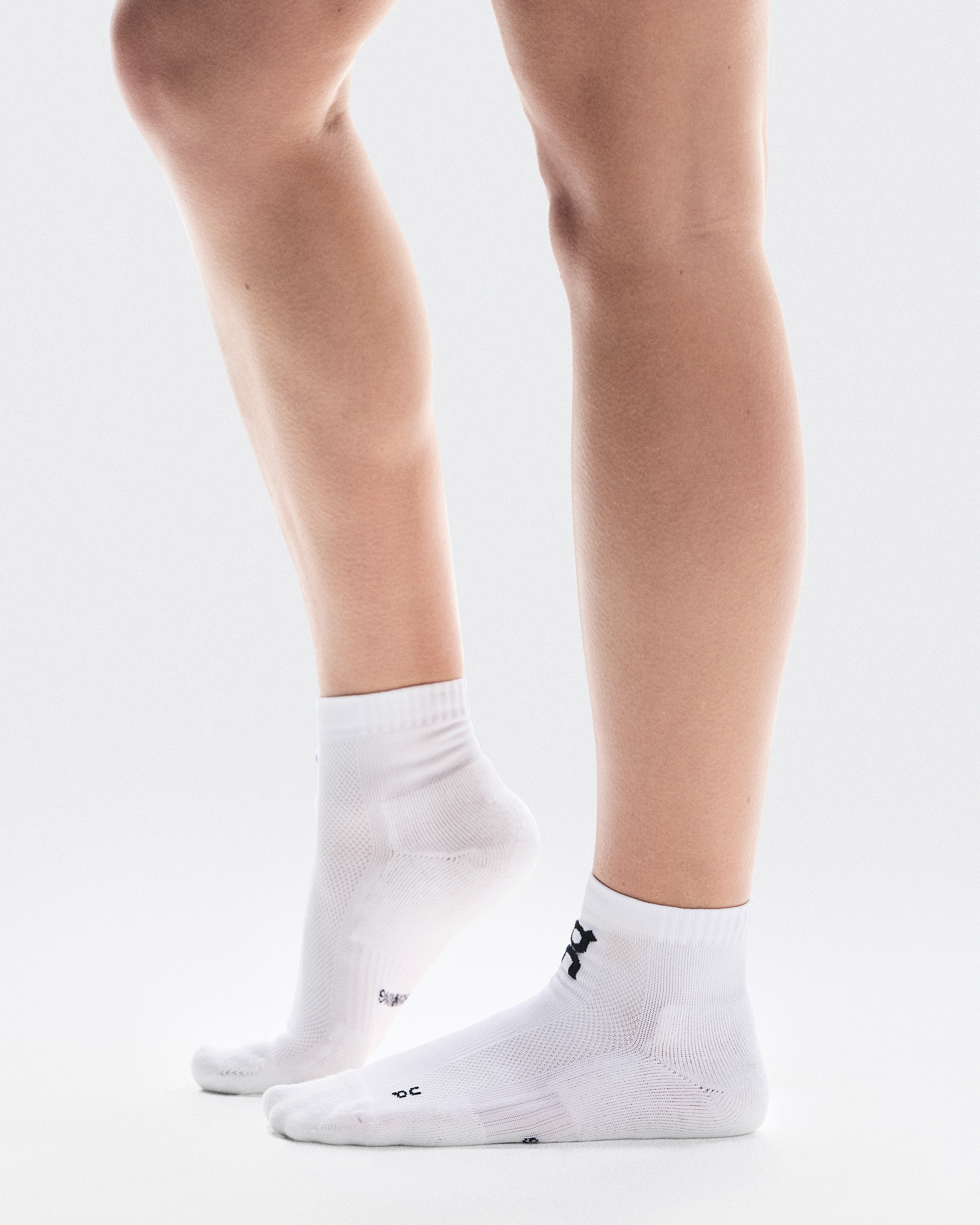 Core Run Sock Mid 2PUnisex / White / 47 - 49