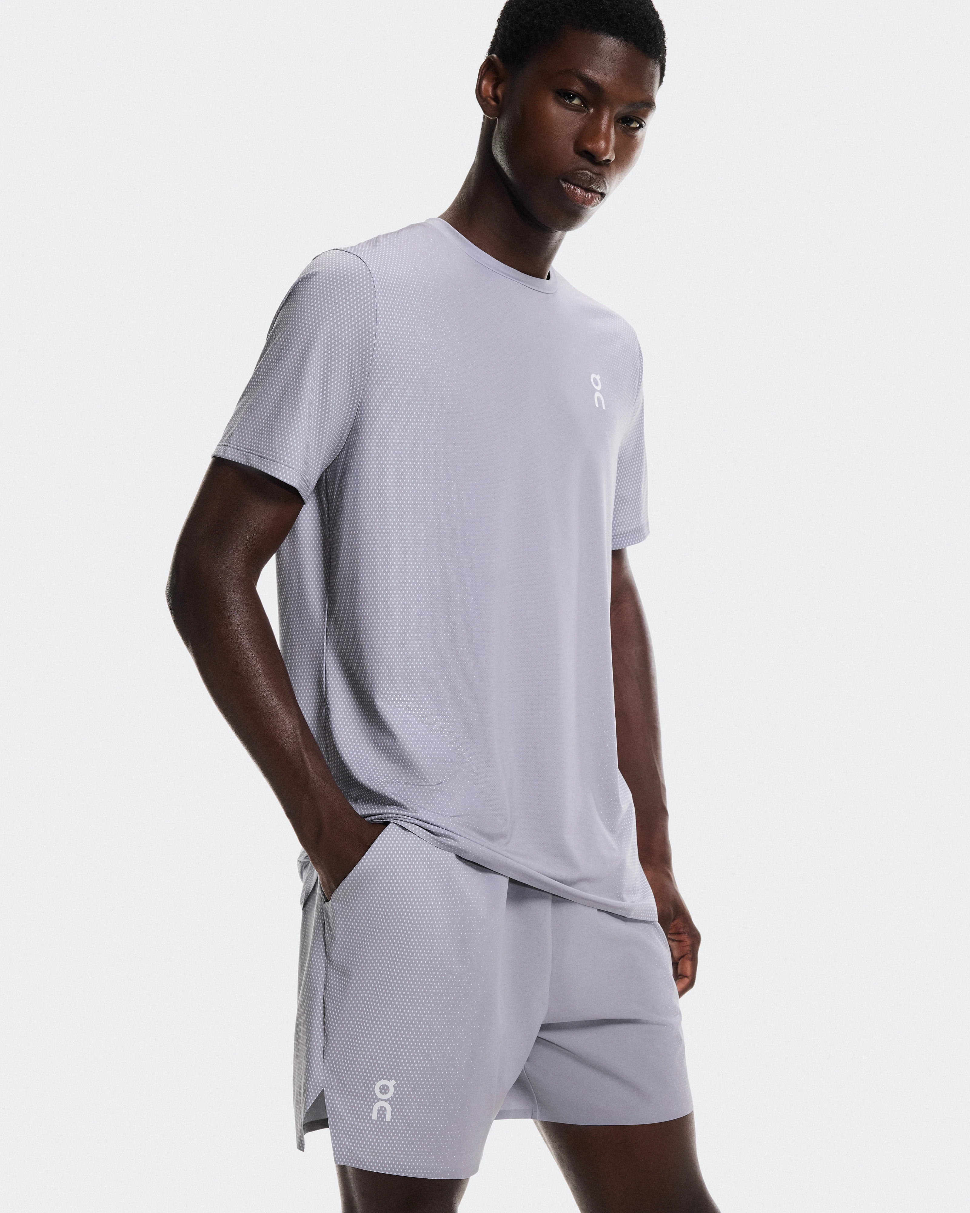 On Court Shorts Lilac & Dim Men Shorts