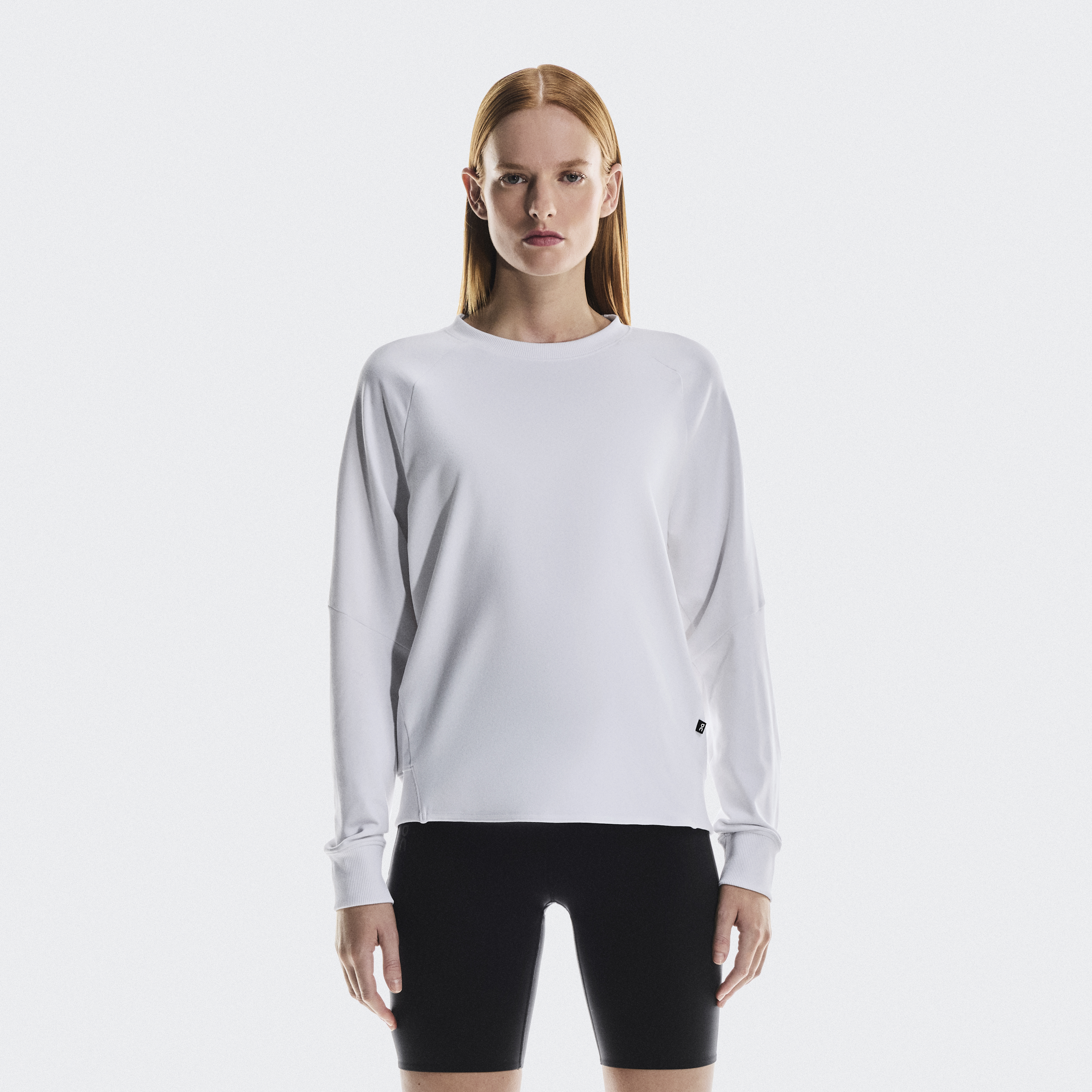 Studio Crew Sweater in White