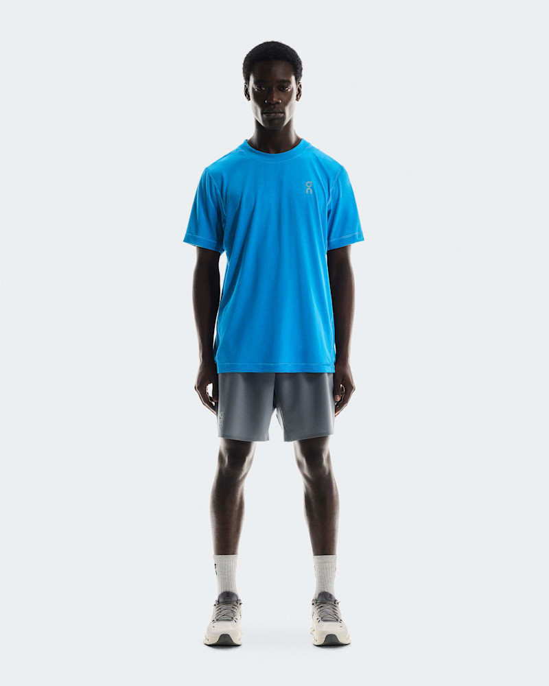 On Men's Train-T Graphic Short-Sleeve Shirt in Malibu, Size: Large, Polyester