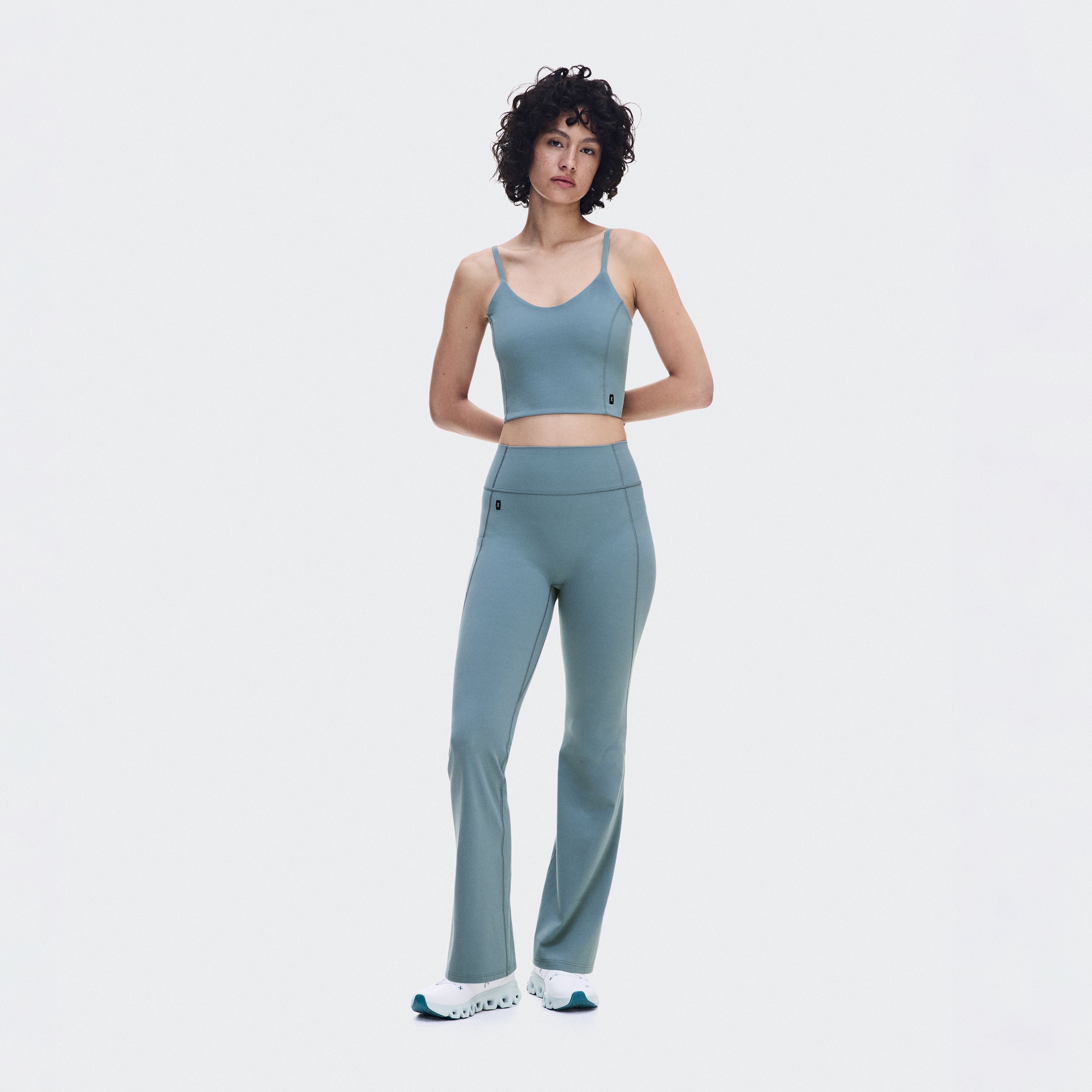 Studio Flared Pants 30" in Agave