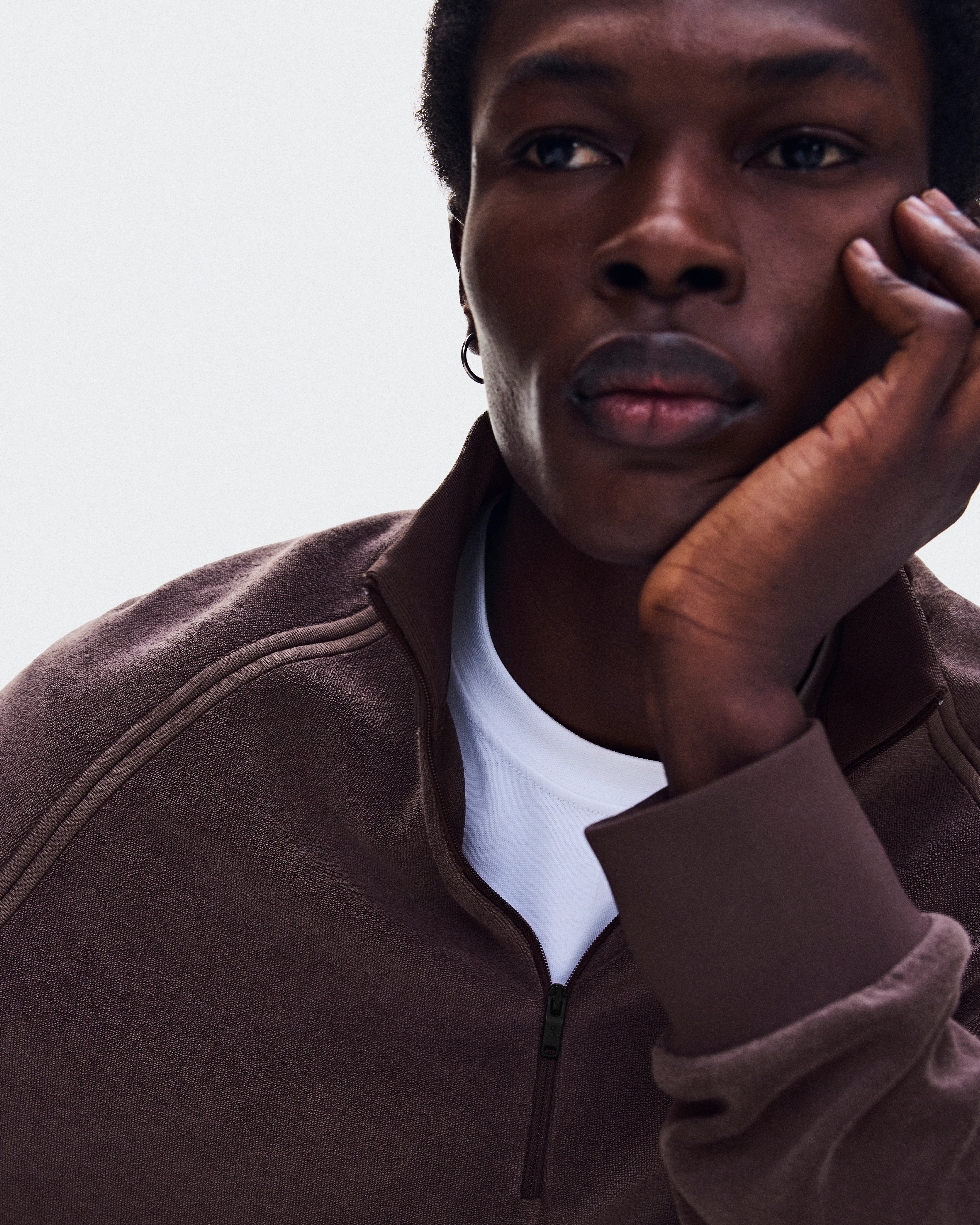 On Courtside Pullover Terry Mulberry Men Hoodies and sweatshirts