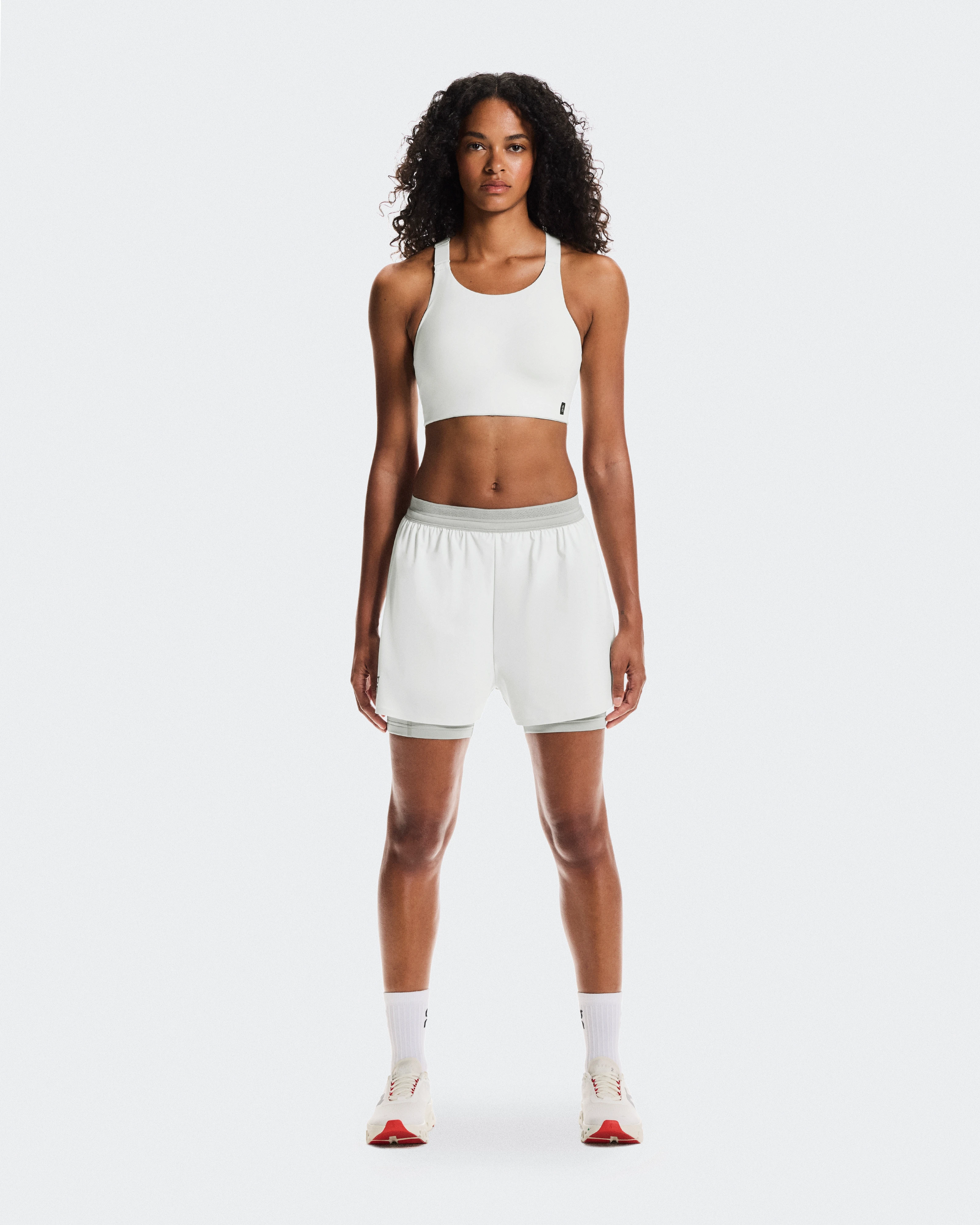 On 3" Performance 2/1 Shorts Iceberg & Tin Women Shorts