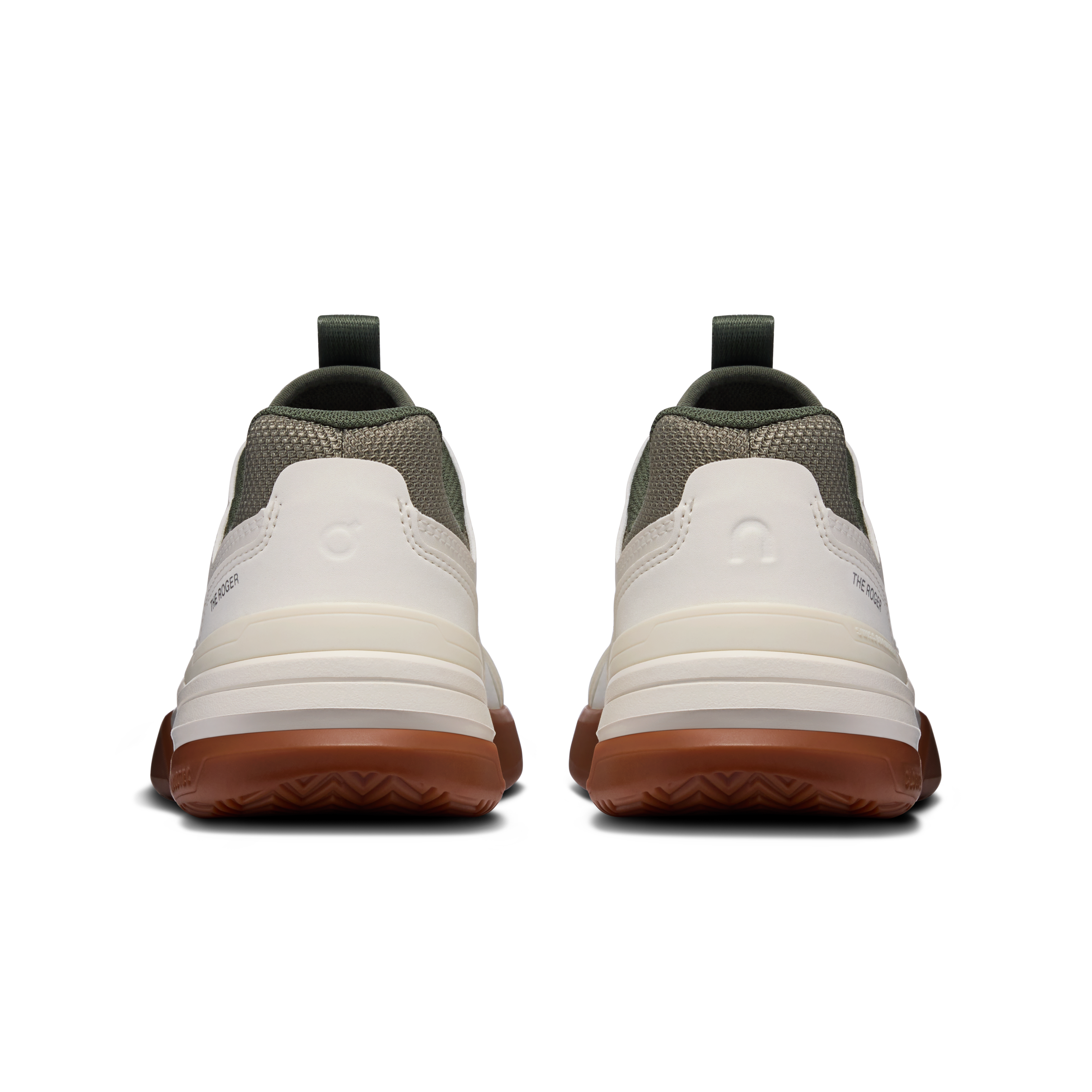 On THE ROGER Clubhouse Pro Youth Ivory & Olive Youth Active life Shoes